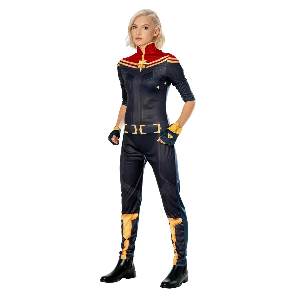 marvel-costumes-captain-marvel-d-guisement-femme-s-rouge image 1