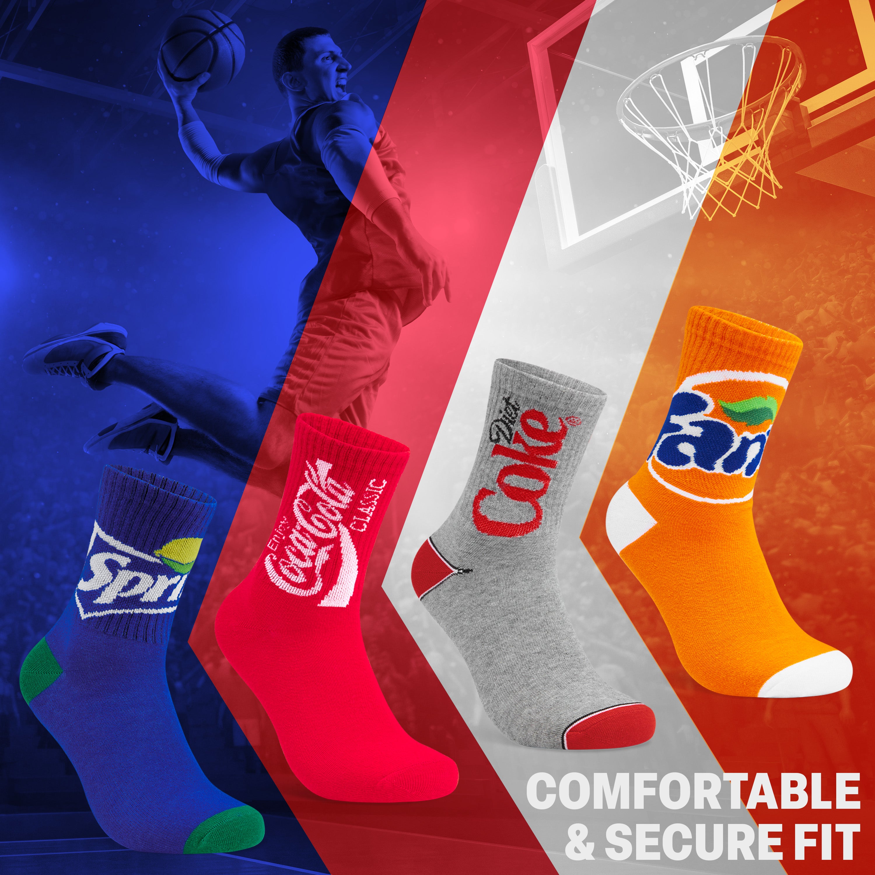 coca-cola-chaussettes-fantaisie-adulte-lot-4-paires image 5