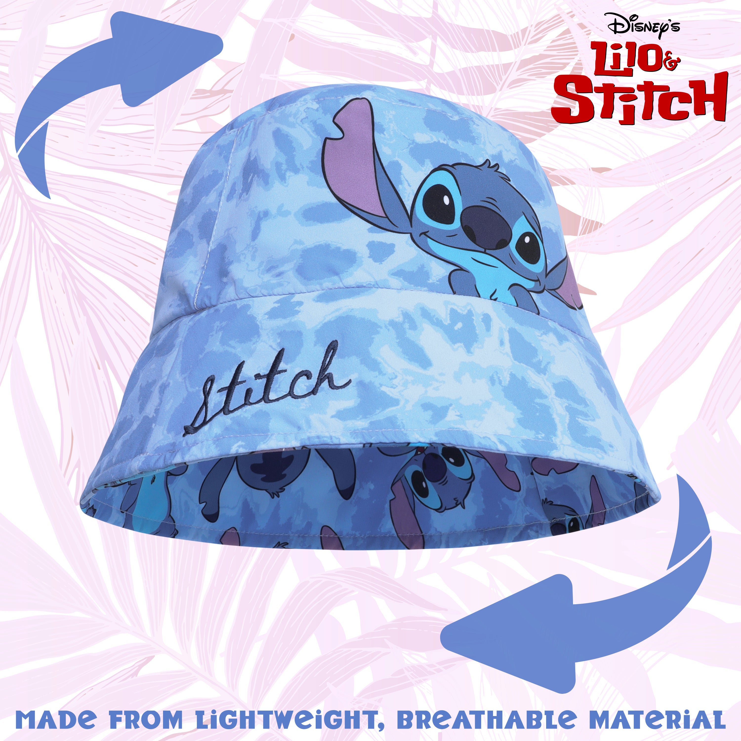 disney-stitch-bob-fille-chapeau-soleil-t-taille-unique image 4