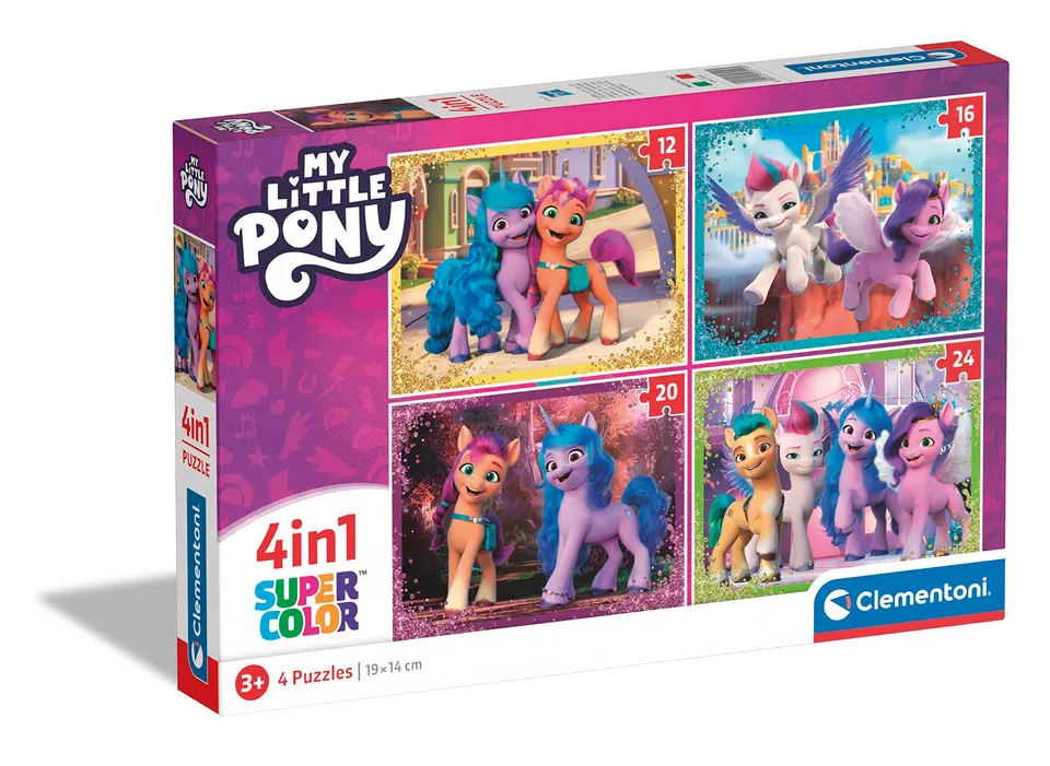 clementoni-my-little-pony-puzzle-4-en-1-enfant-3-ans image 1