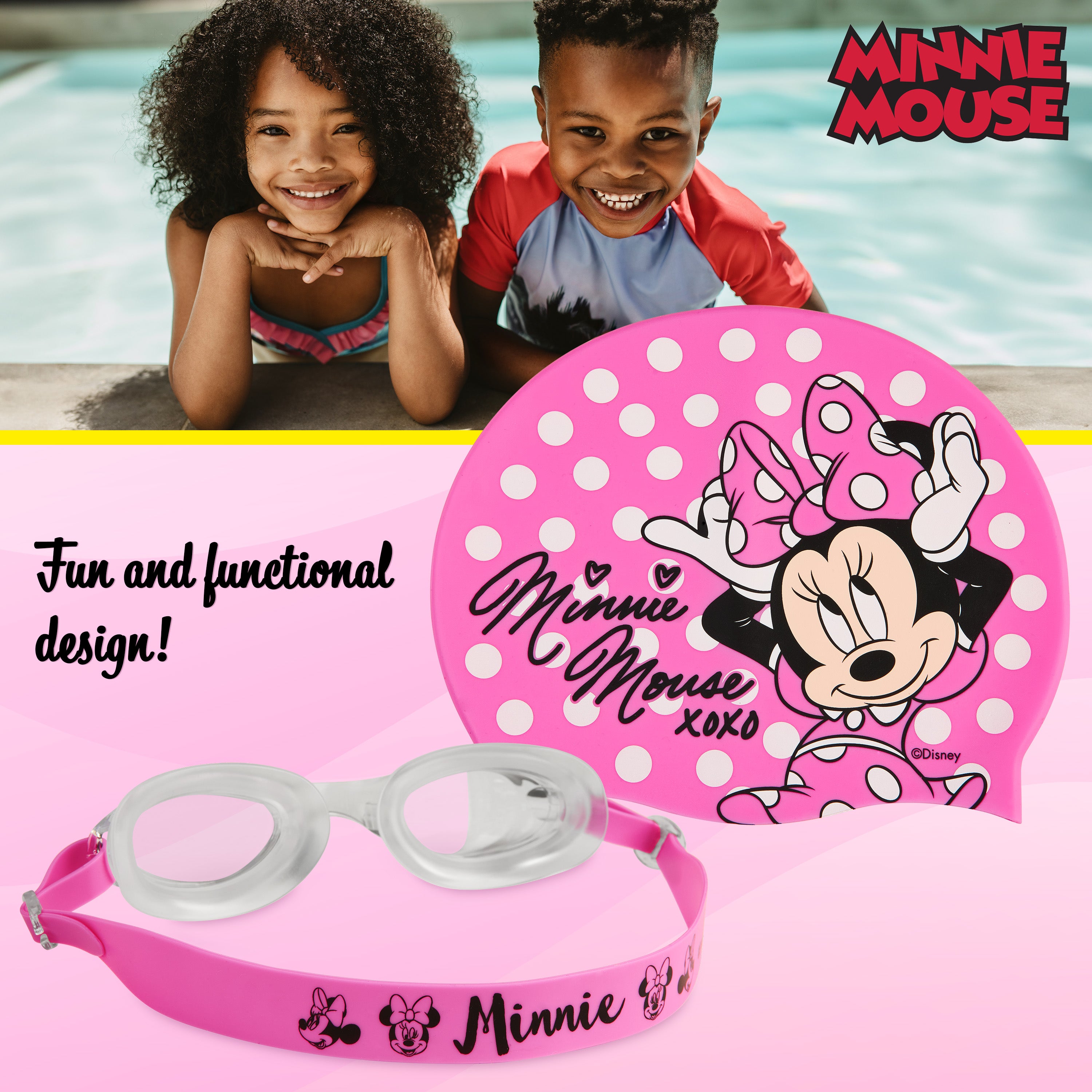 disney-minnie-kit-natation-enfant-lunettes-bonnet-minnie image 6