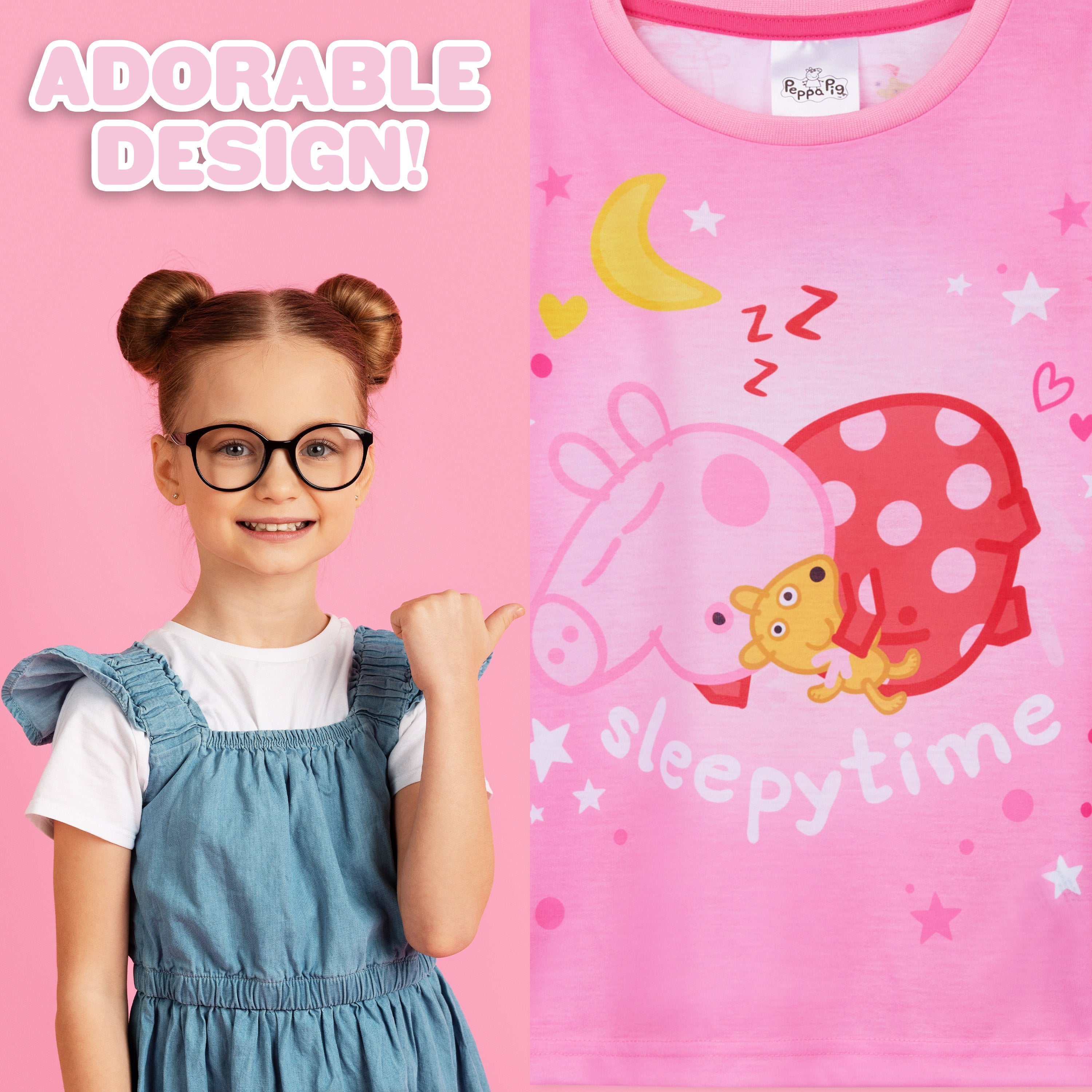 get-trend-peppa-pig-pyjama-long-fille-coton-18-mois-5-ans image 2
