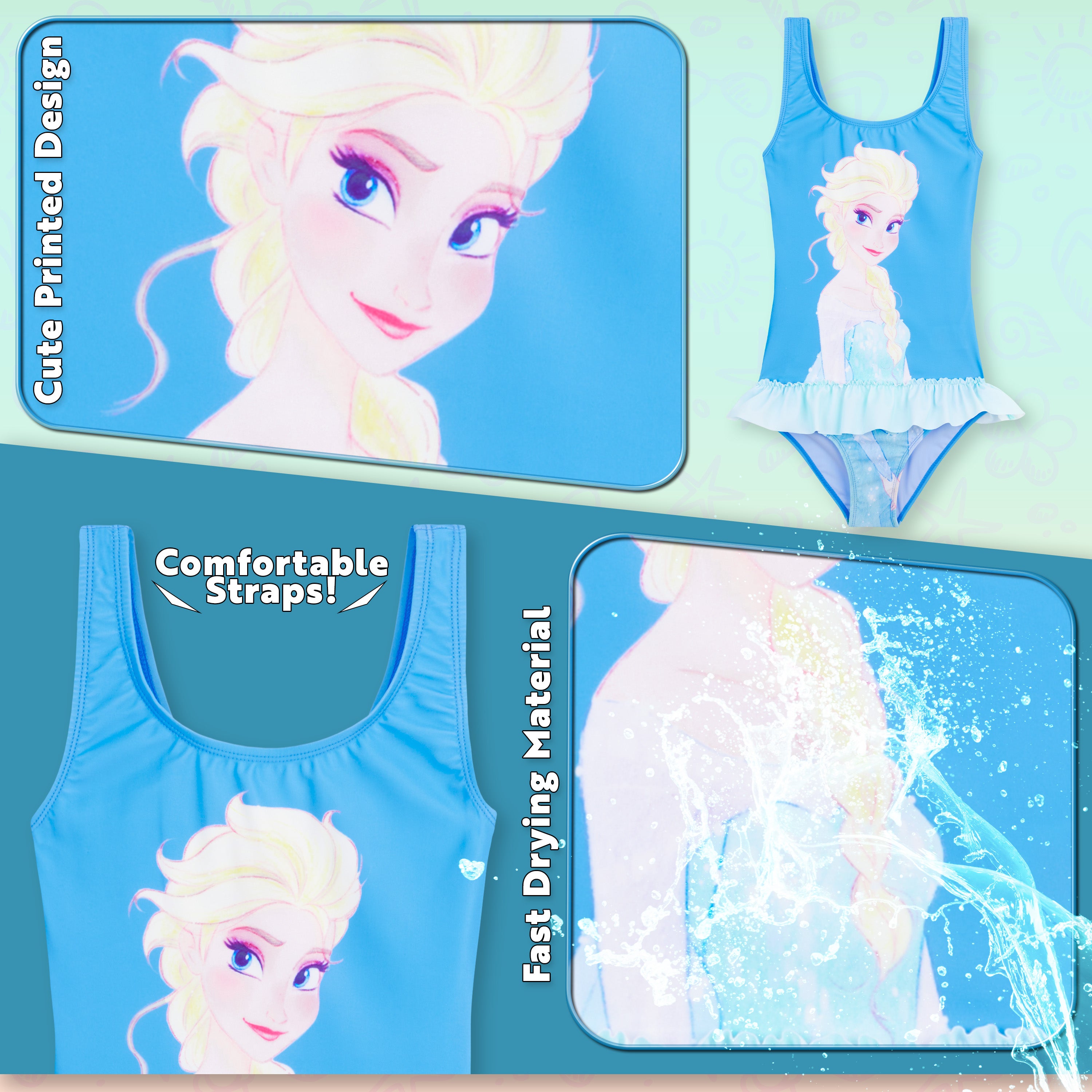 disney-maillot-de-bain-fille-elsa-5-6-ans-une-pi-ce image 5