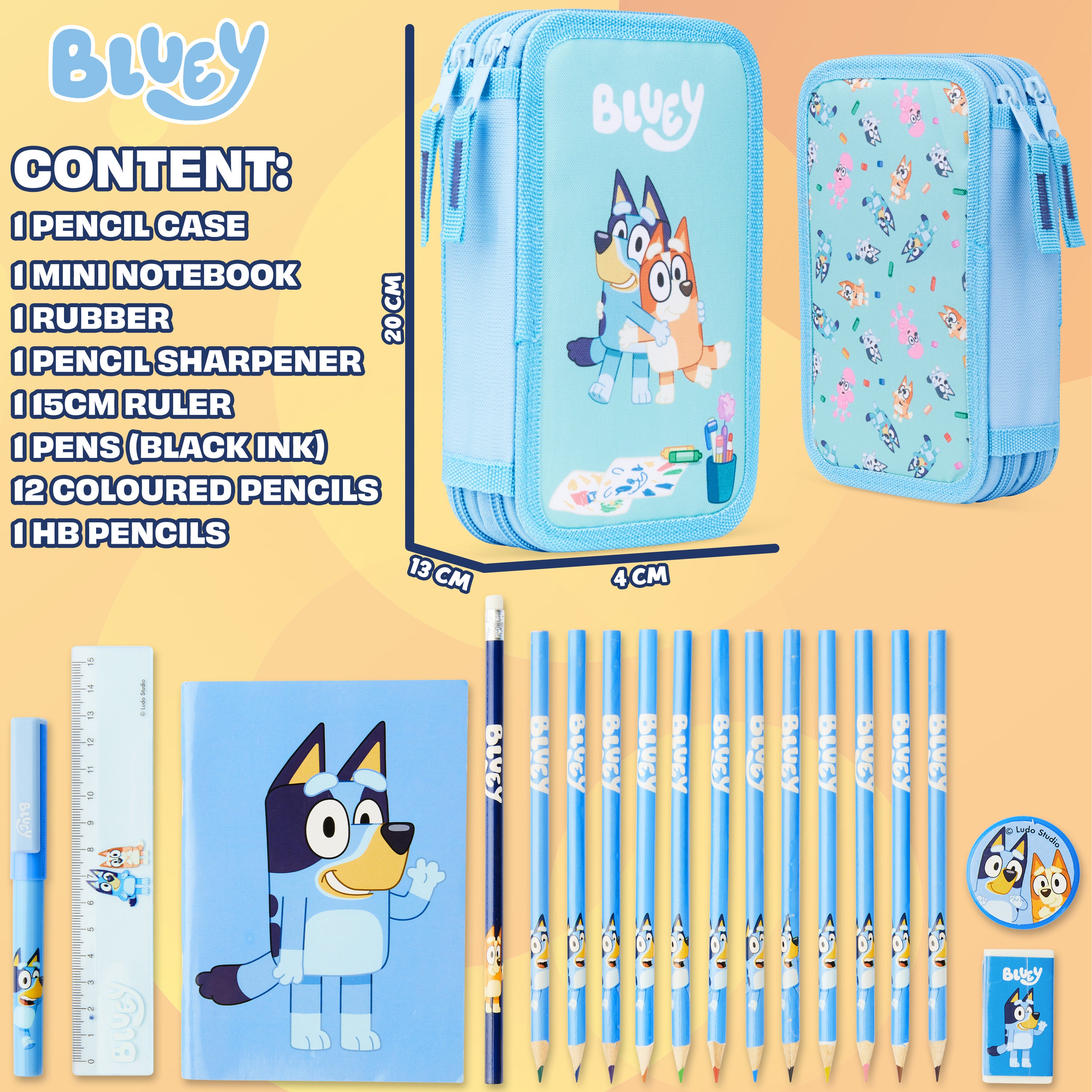 get-trend-bluey-trousse-cole-garnie-2-compartiments image 2