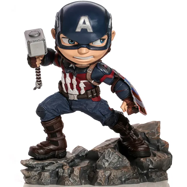 iron-studios-minico-captain-america-statue-endgame-15-cm image 1