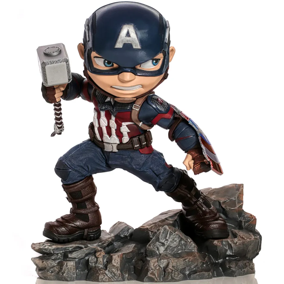 iron-studios-minico-captain-america-statue-endgame-15-cm image 1