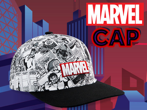 get-trend-boys-marvel-casquette-baseball-gar-on-noir-r-glable image 1