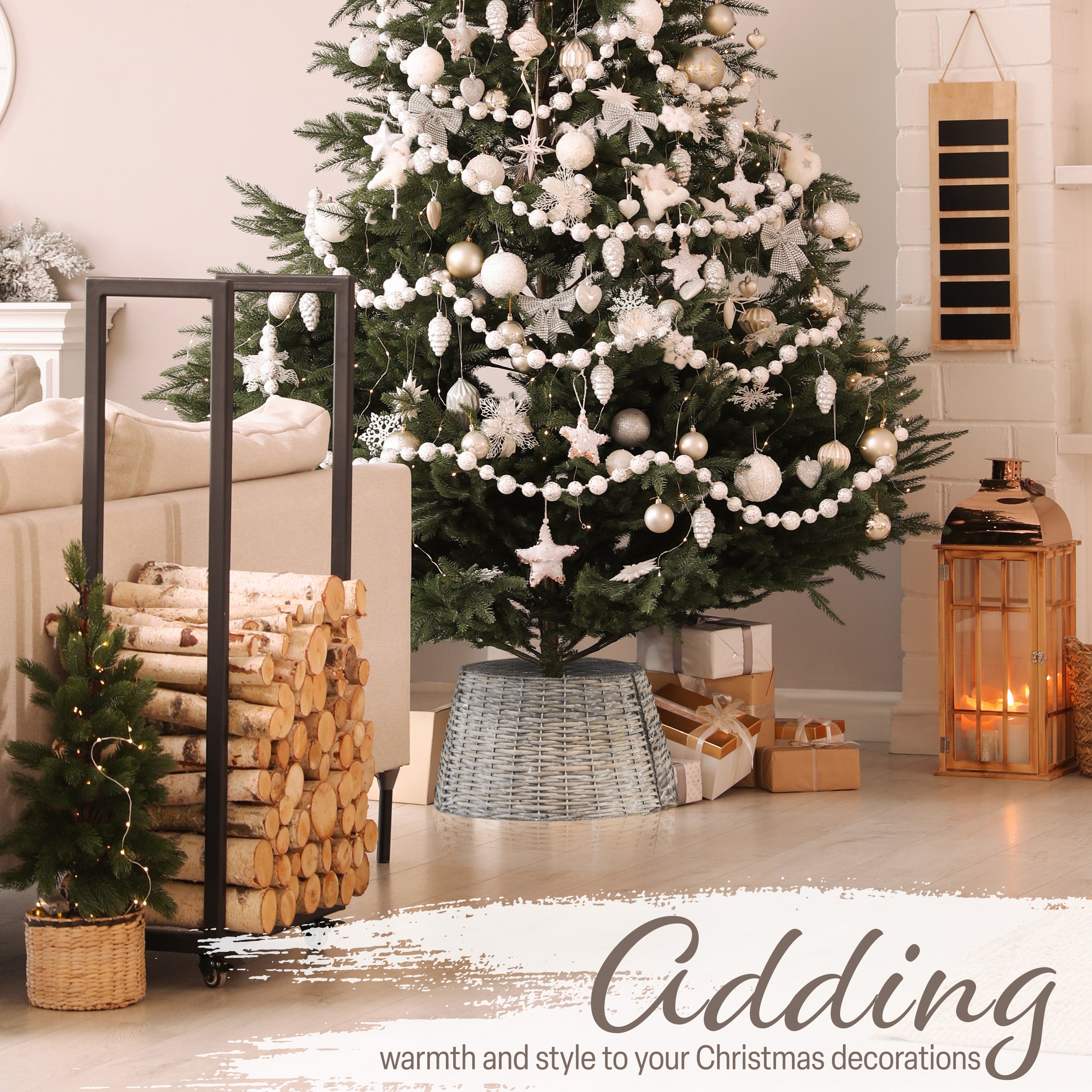 deco-express-jupe-sapin-no-l-tiss-e-beige-56-5-cm image 6