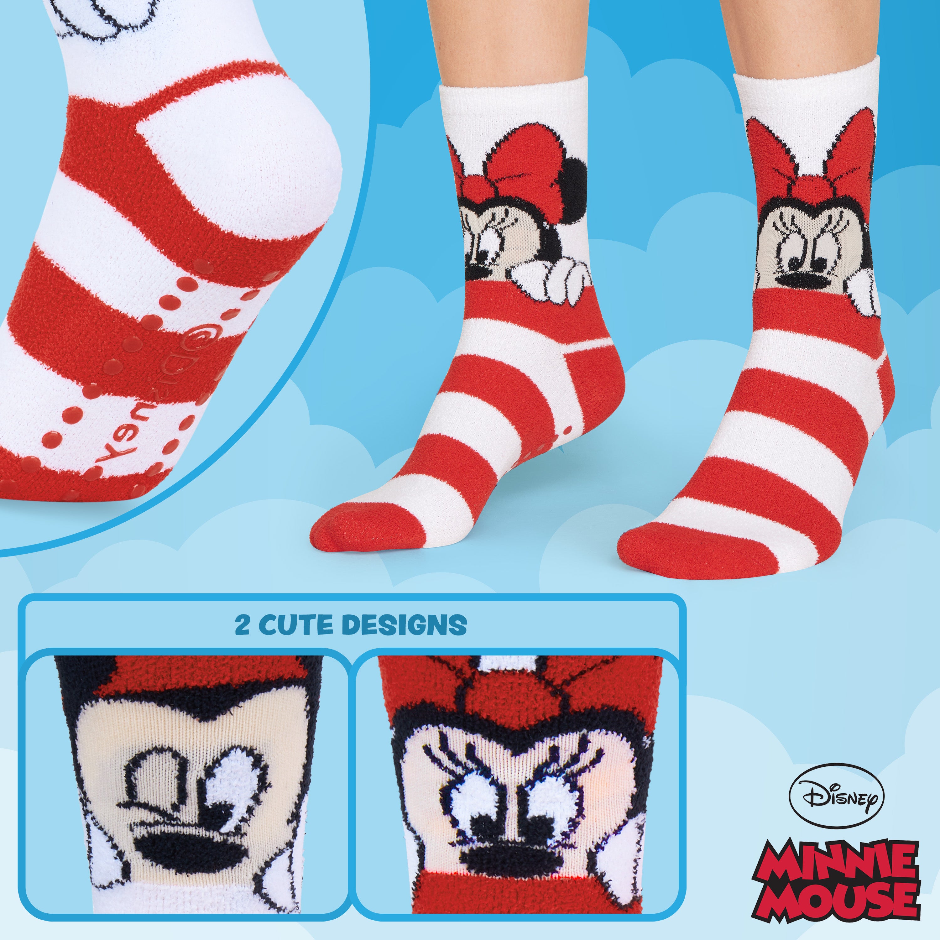 disney-mickey-chaussettes-pilou-femme-antid-rapantes-lot-2 image 3
