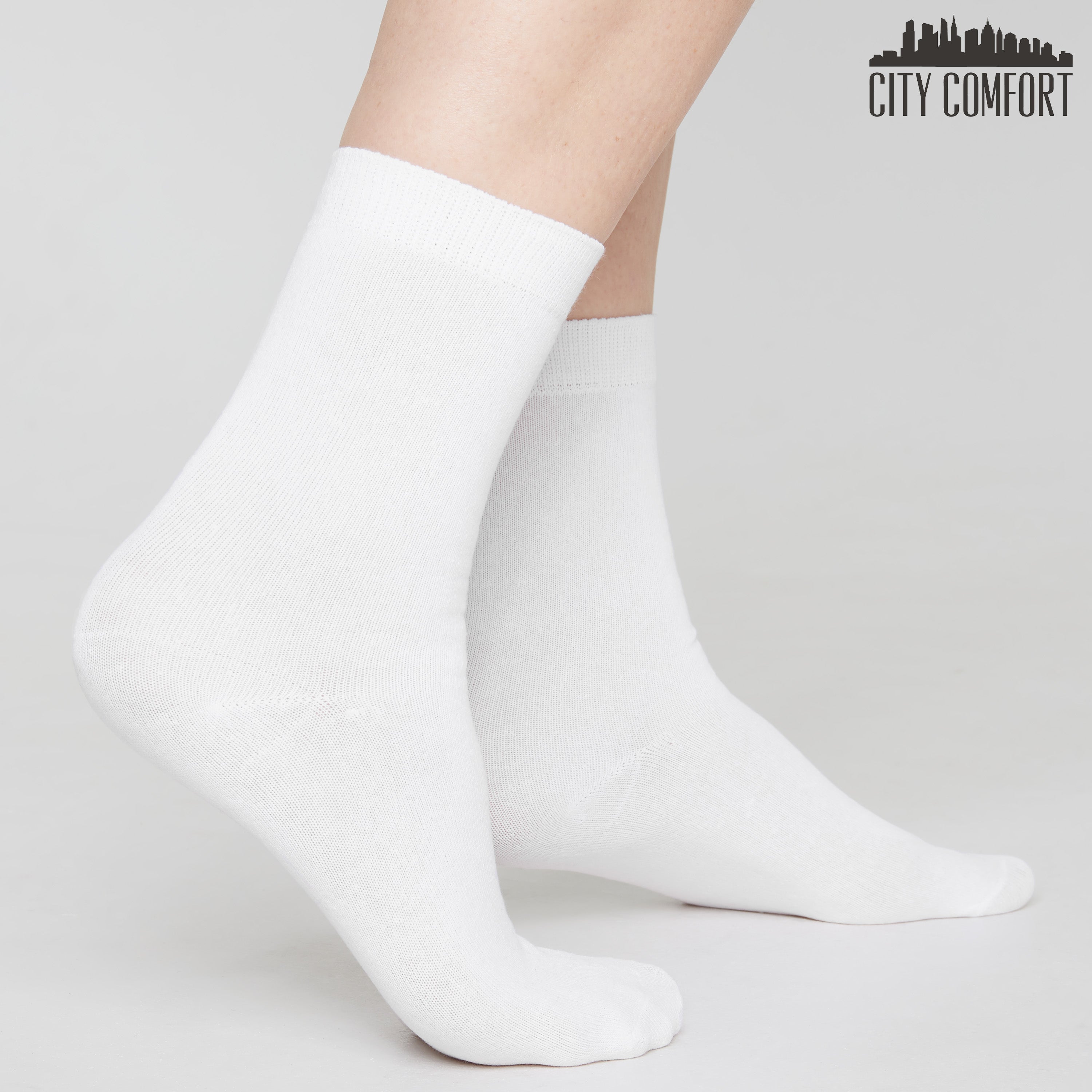 citycomfort-chaussettes-femme-coton-mi-mollet-lot-12 image 7