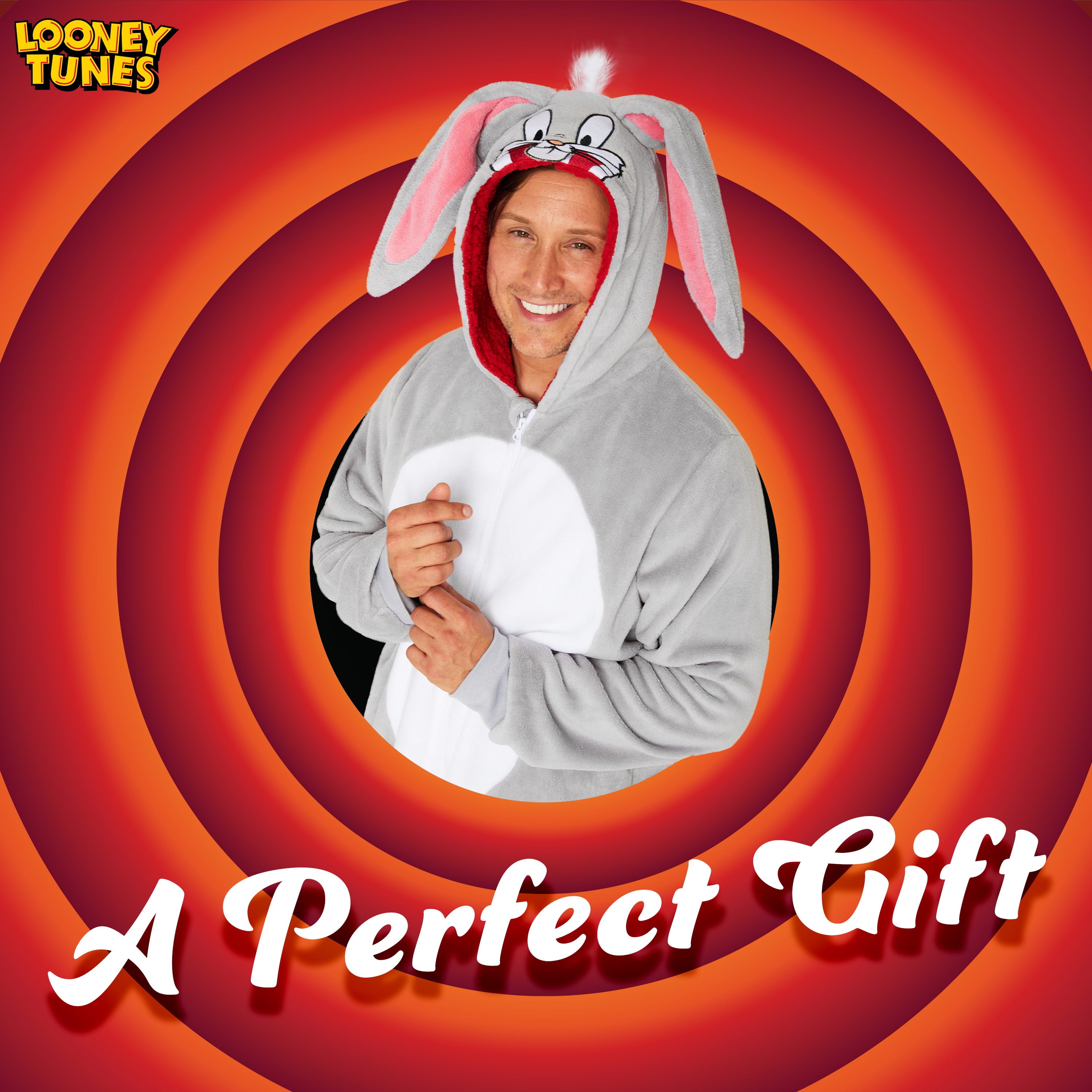 looney-tunes-bugs-bunny-combinaison-pyjama-homme-polaire image 2