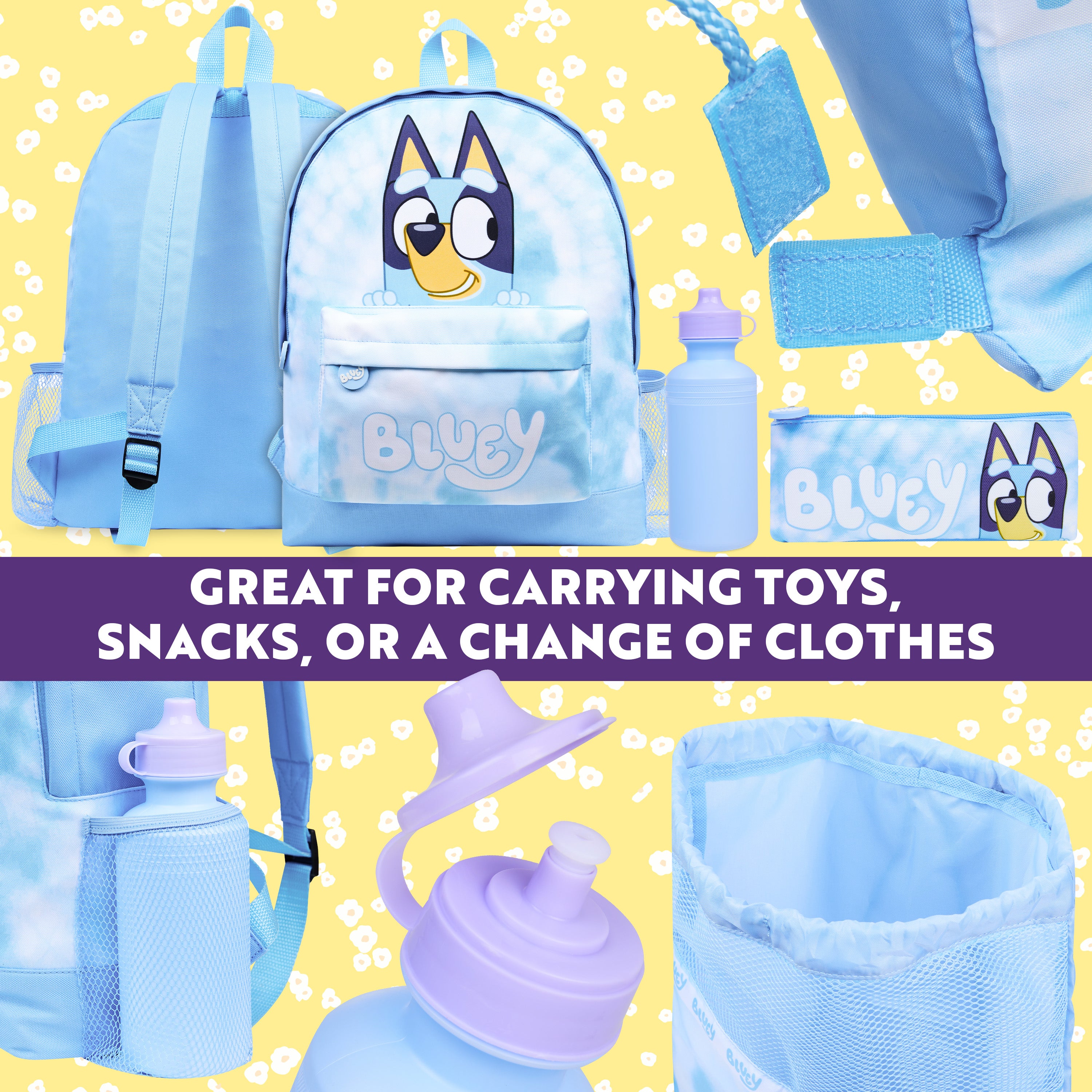 bluey-sac-dos-enfant-4-pi-ces-tie-dye-gourde-trousse image 2