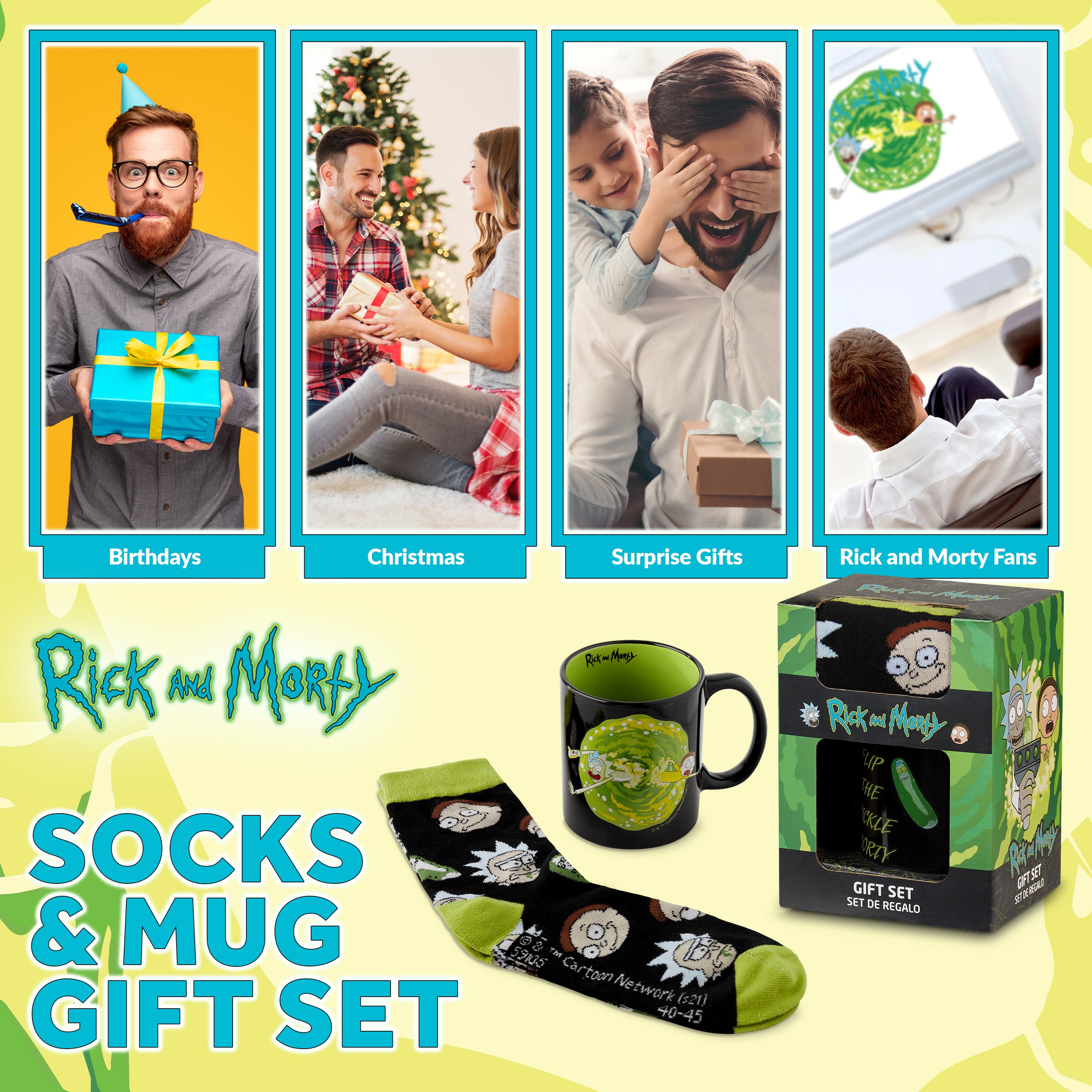 rick-and-morty-mug-pickle-rick-chaussettes-coffret-cadeau image 7
