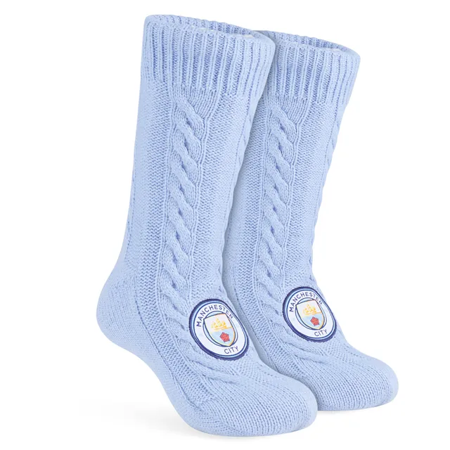 manchester-city-chaussons-chaussettes-homme-bleu-ciel-7-12 image 1