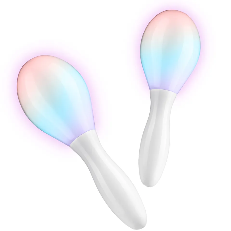 kreativekraft-maracas-lumineuses-led-sensorielles-lot-de-2 image 1