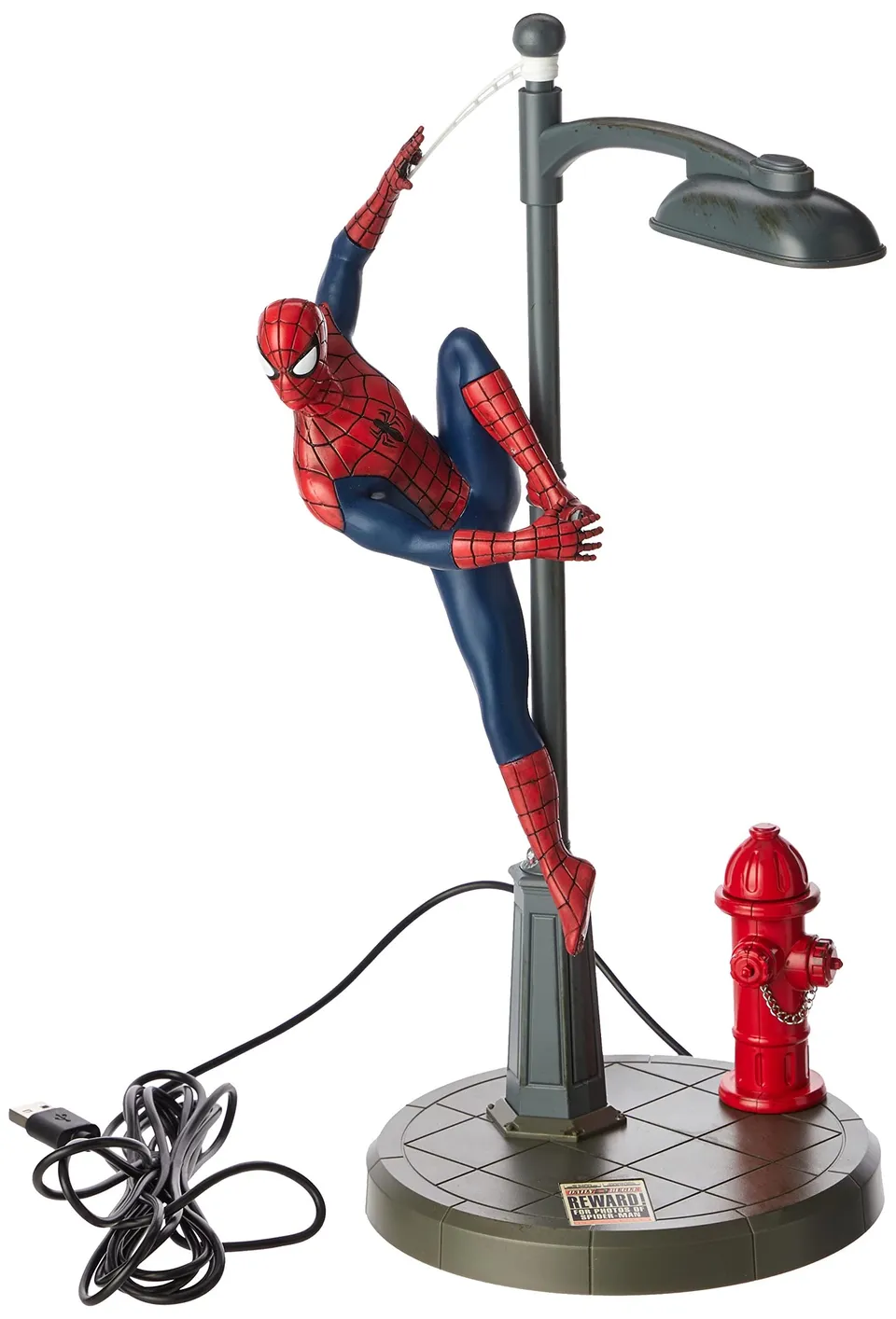 marvel-streetlight-spider-man-lampe-de-bureau-usb-r-glable image 1