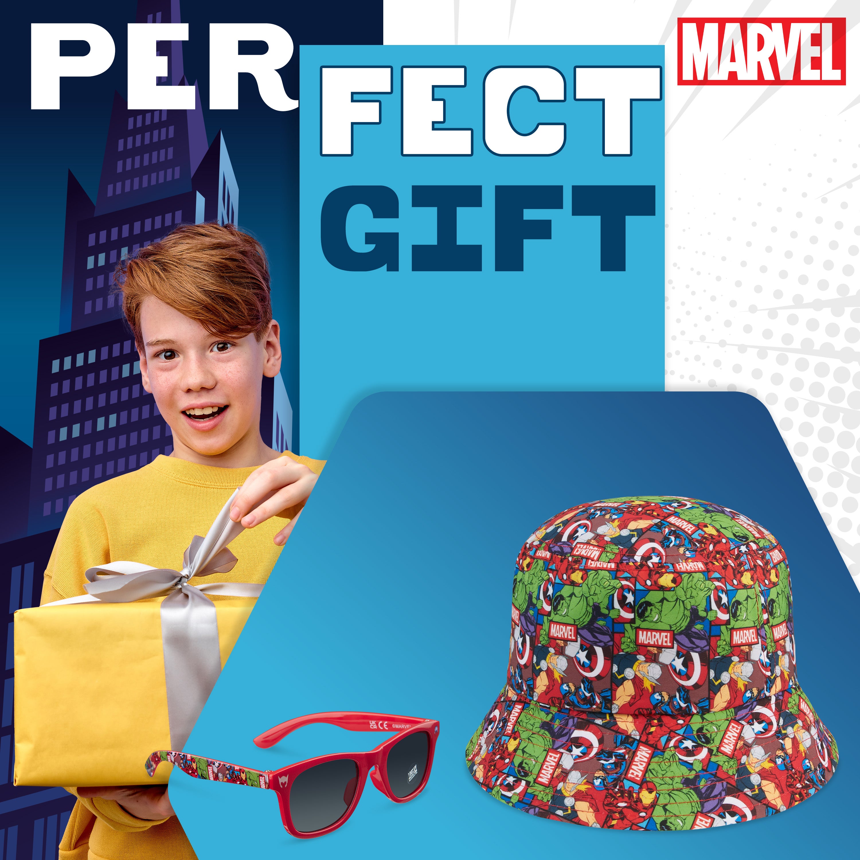 marvel-bob-enfant-et-lunettes-soleil-avengers image 3