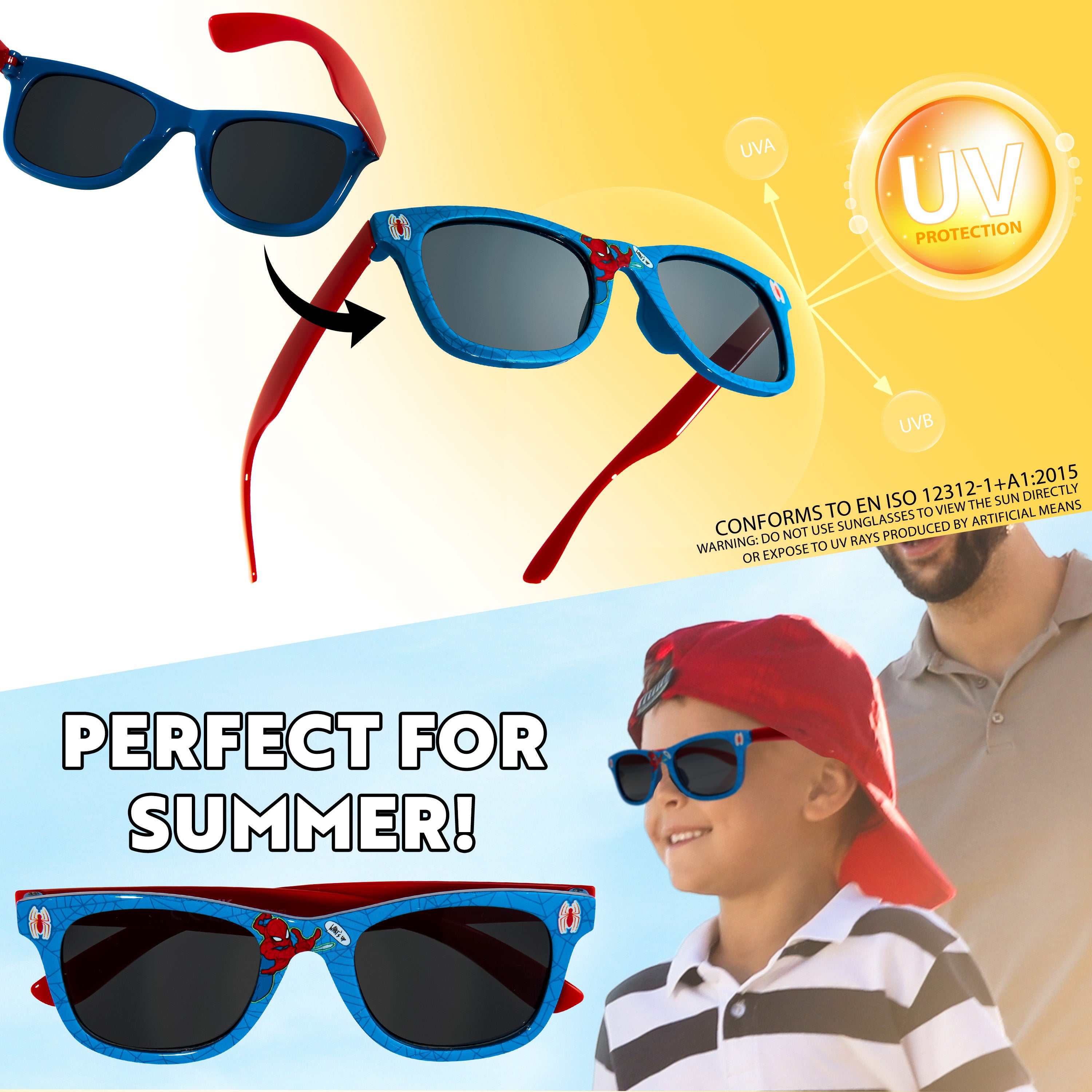 marvel-spiderman-set-lunettes-uv-portefeuille-gar-on image 3