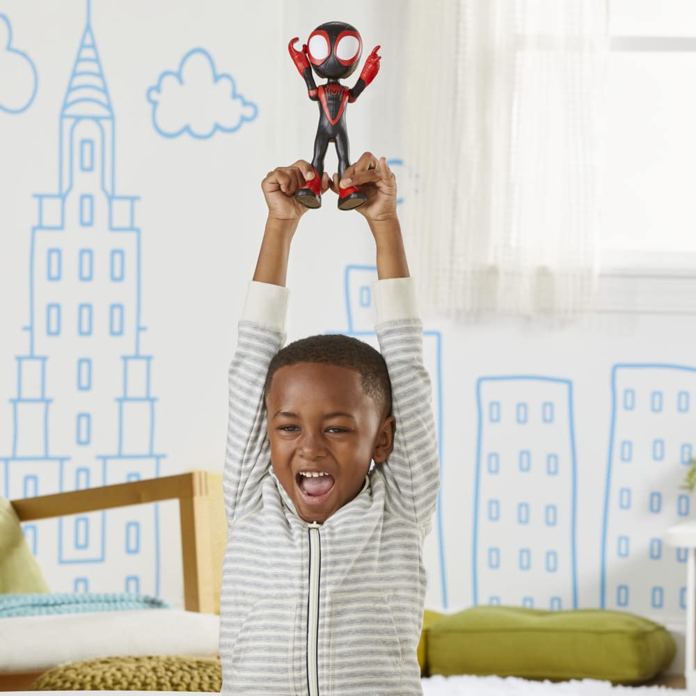 spidey-amazing-friends-miles-morales-22-5-cm-figurine-g-ante-enfant image 7