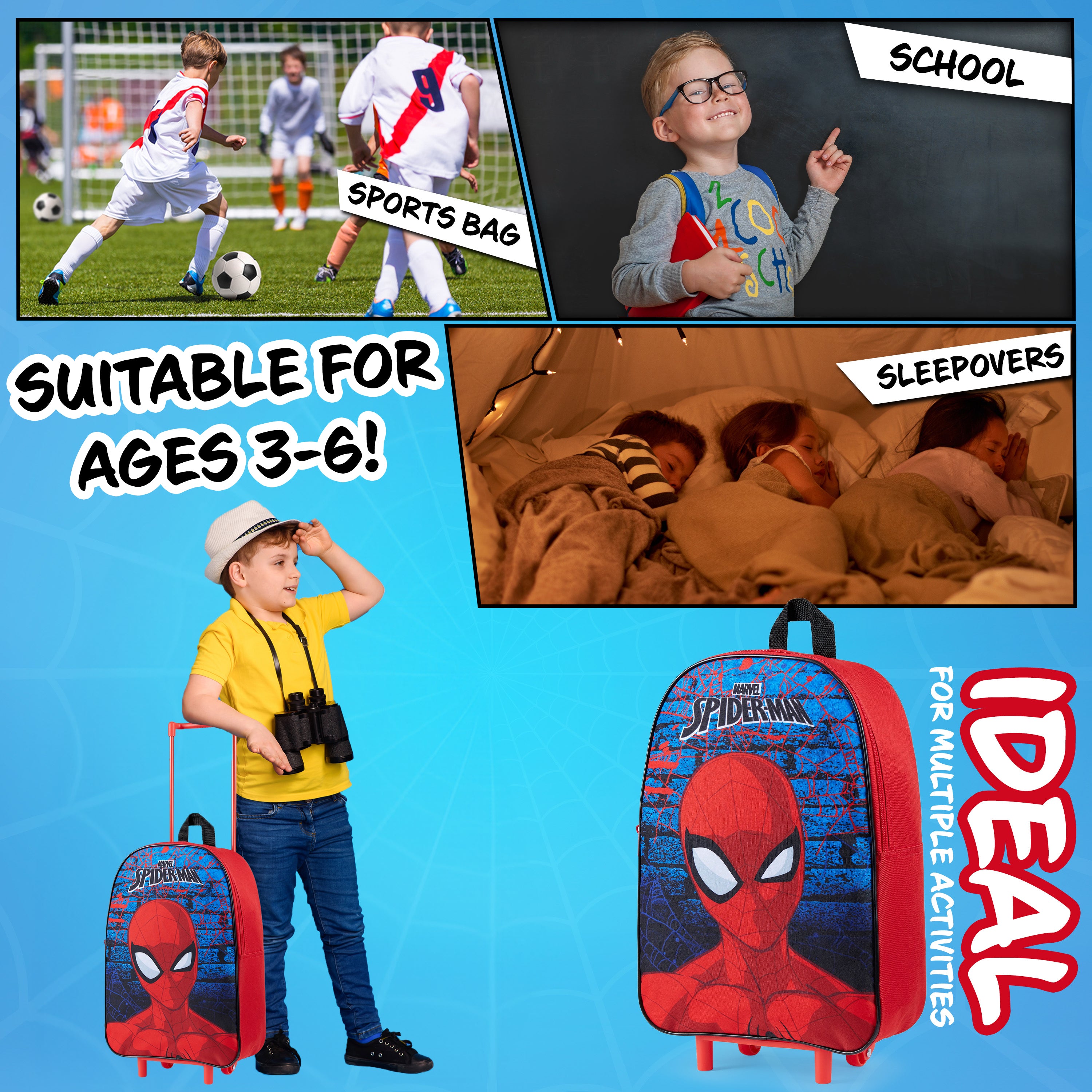 marvel-spiderman-valise-enfant-pliable-10-5l-39cm image 3