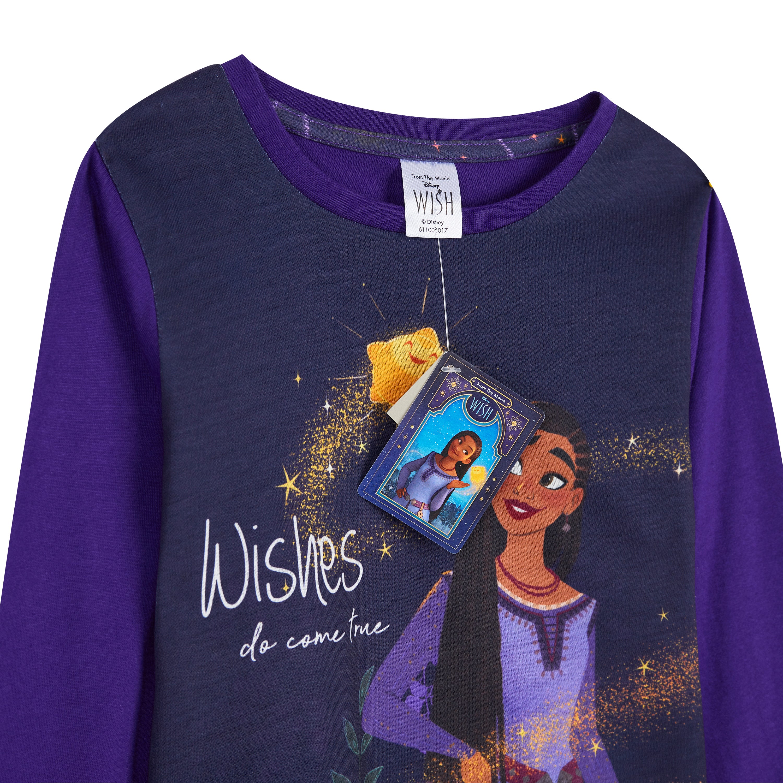 disney-wish-pyjama-fille-long-coton-2-pi-ces image 5