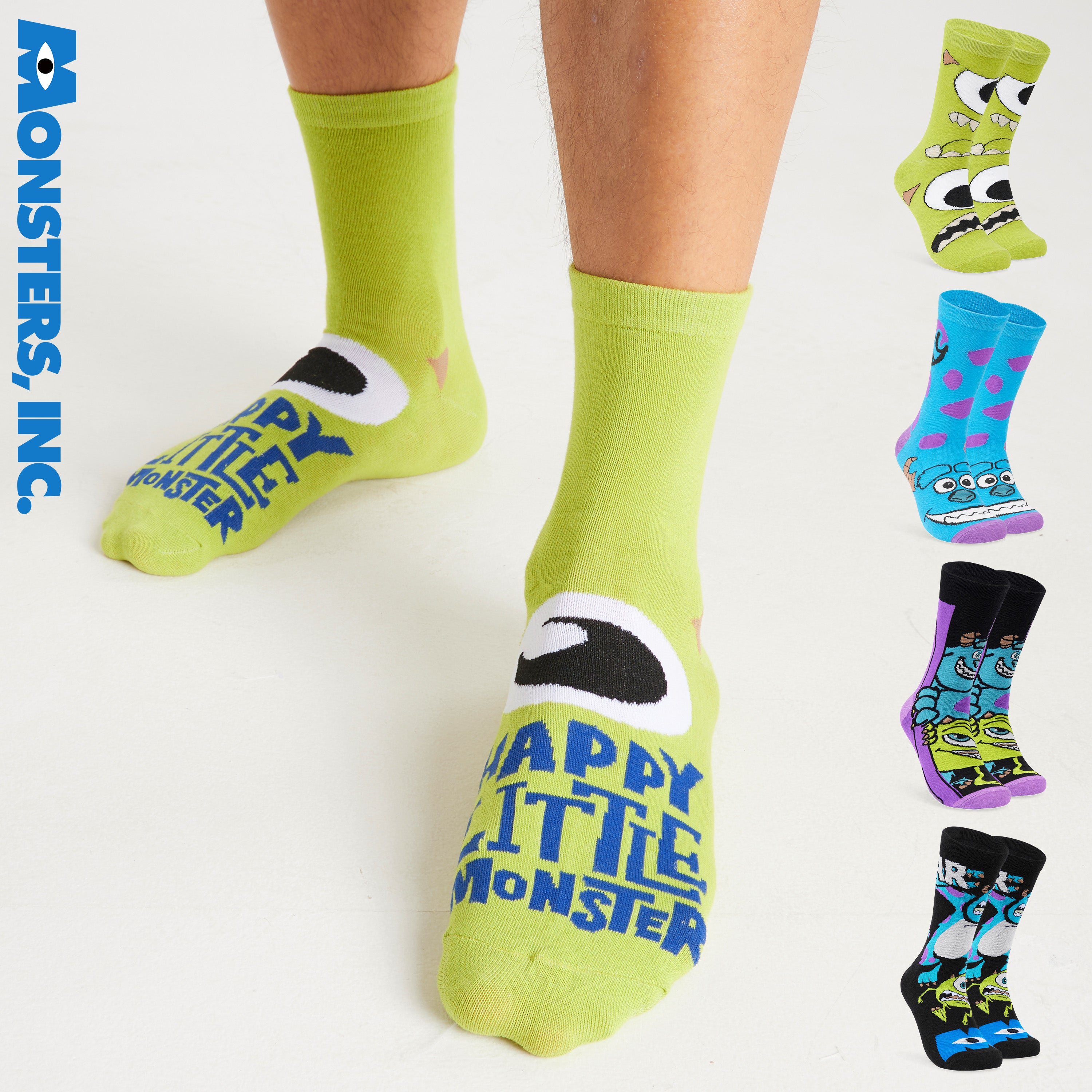 get-trend-men-chaussettes-homme-monstres-et-cie-x5-coton image 6