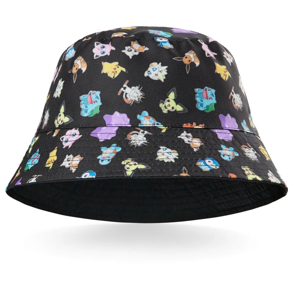 pok-mon-bob-enfant-imprim-cadeau-pikachu-chapeau-t image 1