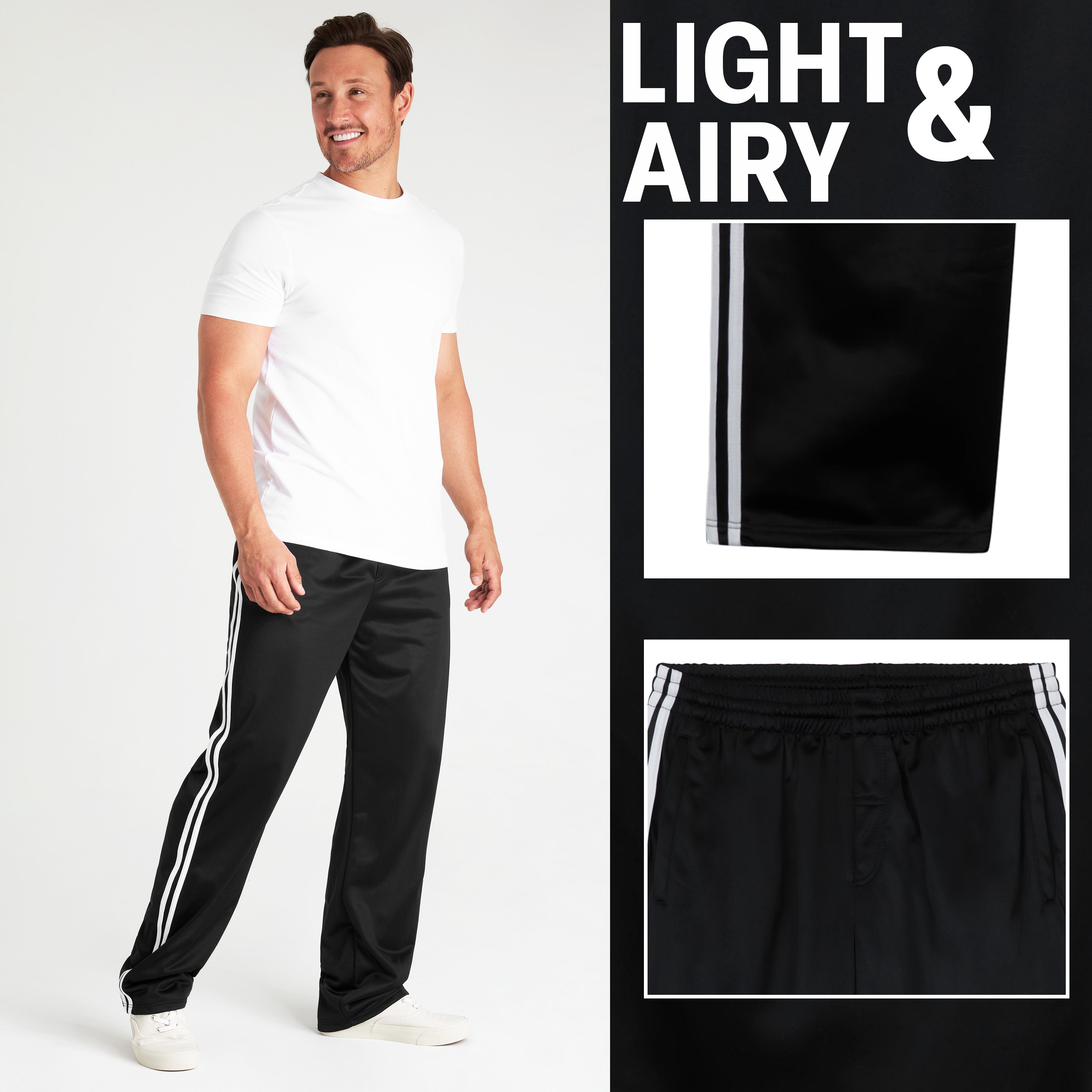 citycomfort-jogging-homme-poches-zip-noir-polyester image 5