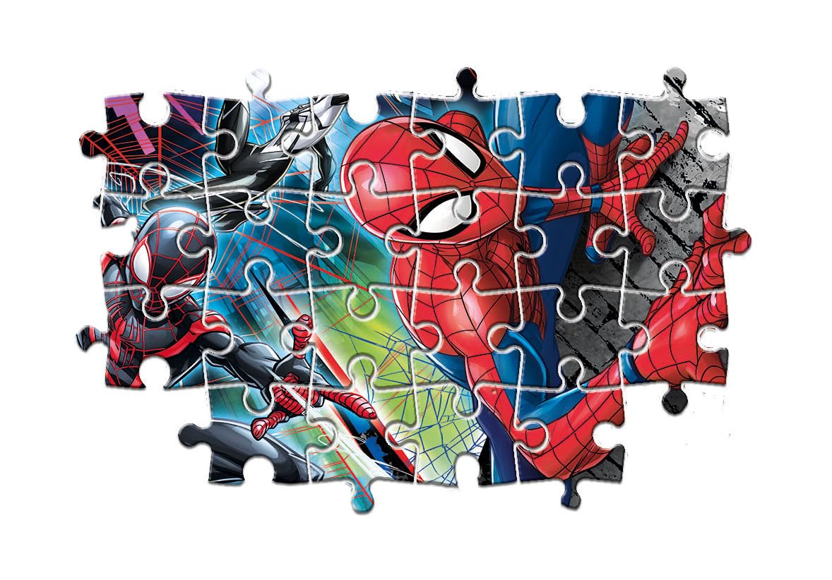 clementoni-supercolor-puzzle-spider-man-24-maxi-62x42-cm image 4