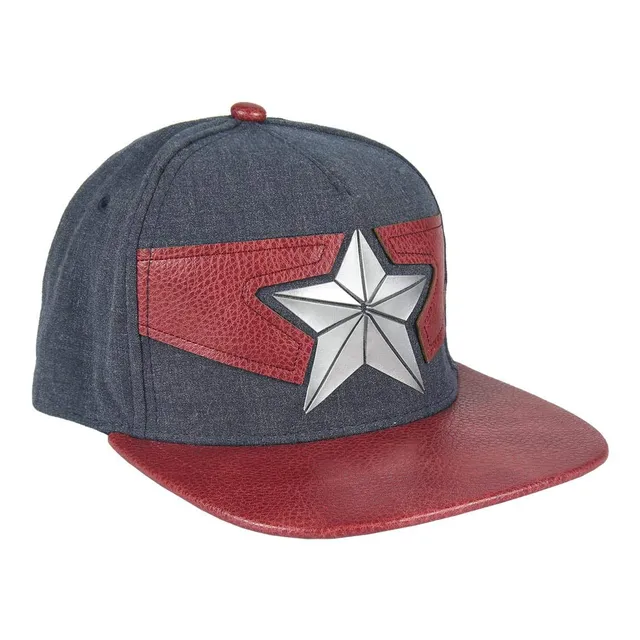 marvel-avengers-casquette-visiere-plate-bleue-enfant-56 image 1