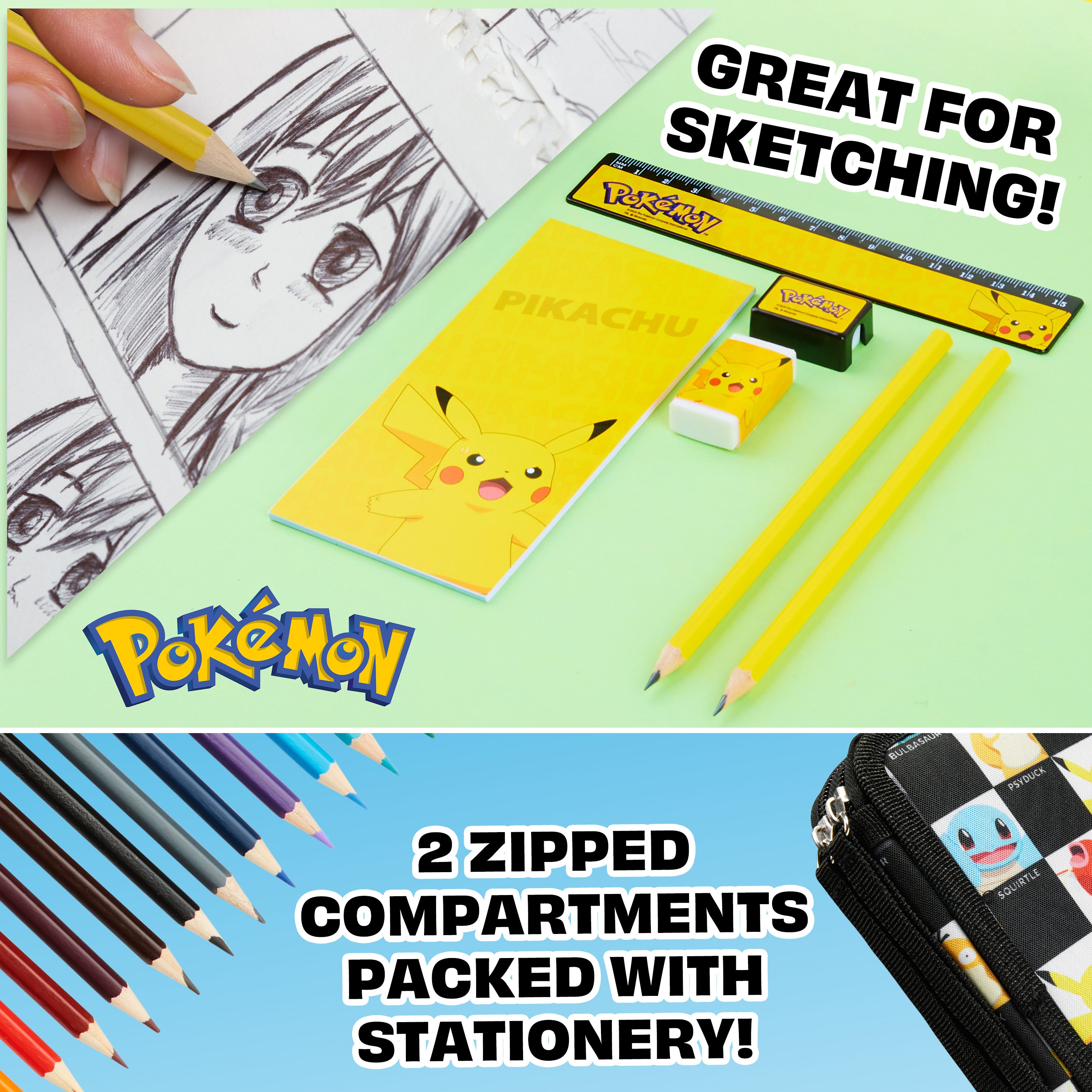 pok-mon-trousse-garnie-enfant-pikachu-personnages image 4
