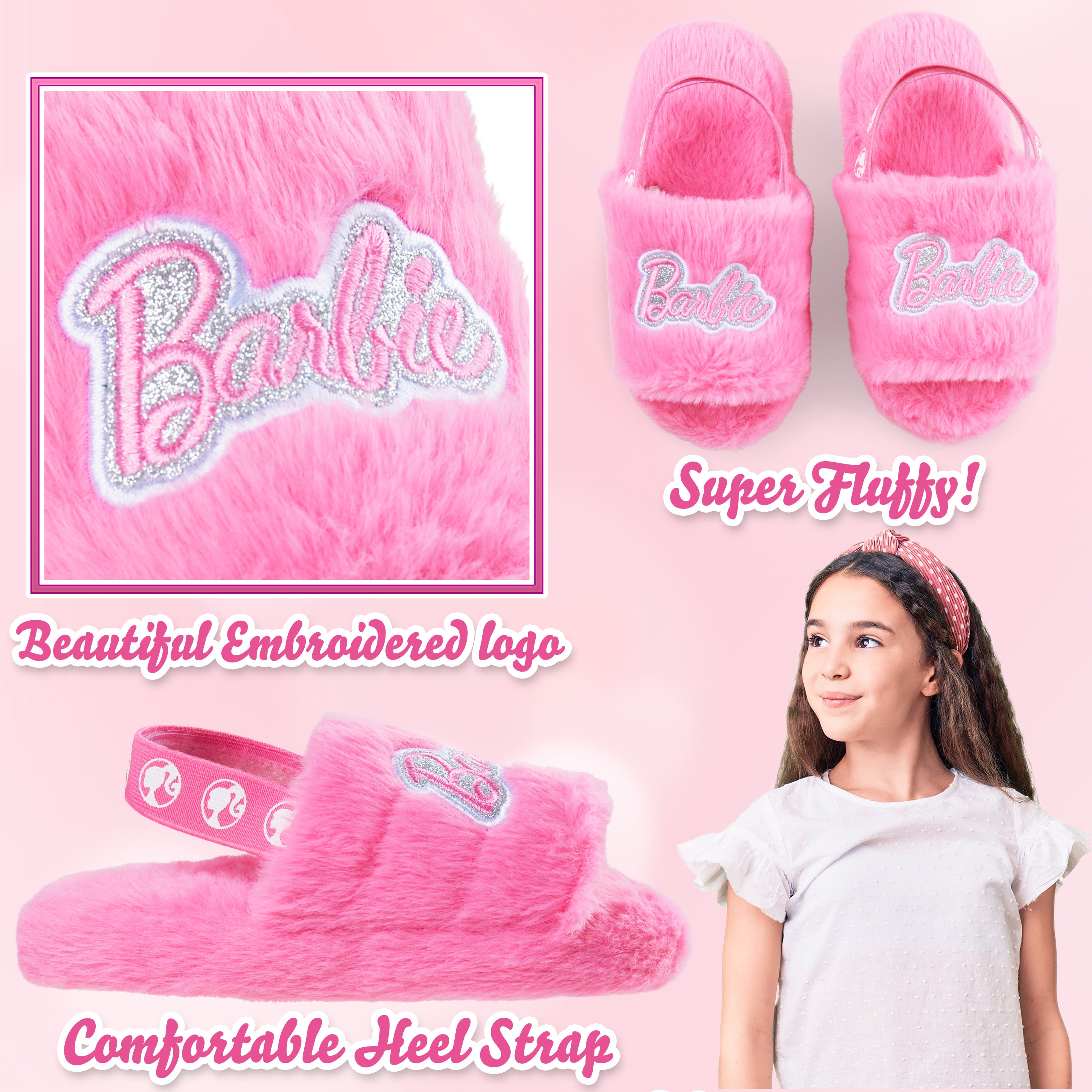 barbie-mules-pantoufles-pilou-pilou-roses-femme image 3