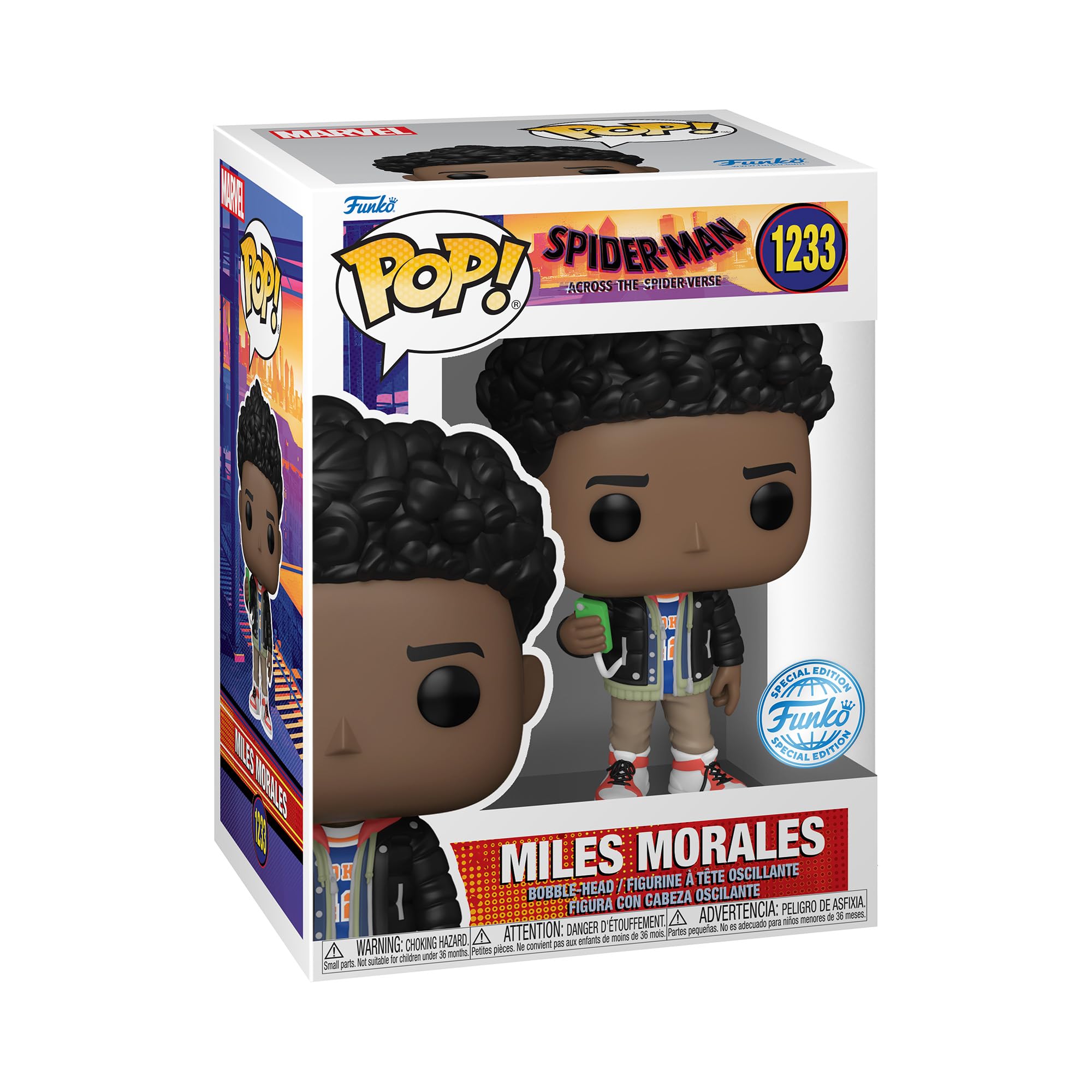 funko-pop-miles-morales-spider-verse-figurine-9-5-cm image 1