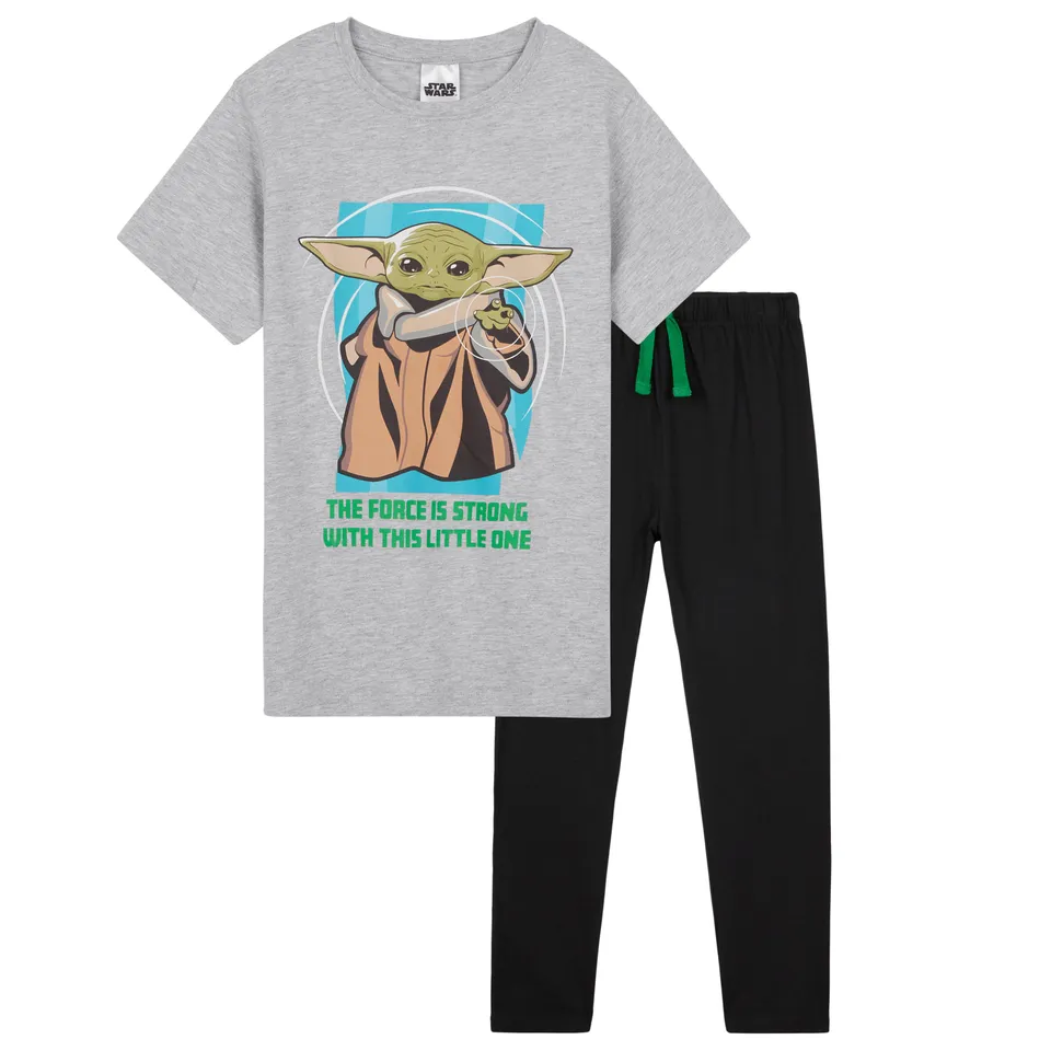disney-mandalorian-baby-yoda-pyjama-gar-on-coton-7-14-ans image 1