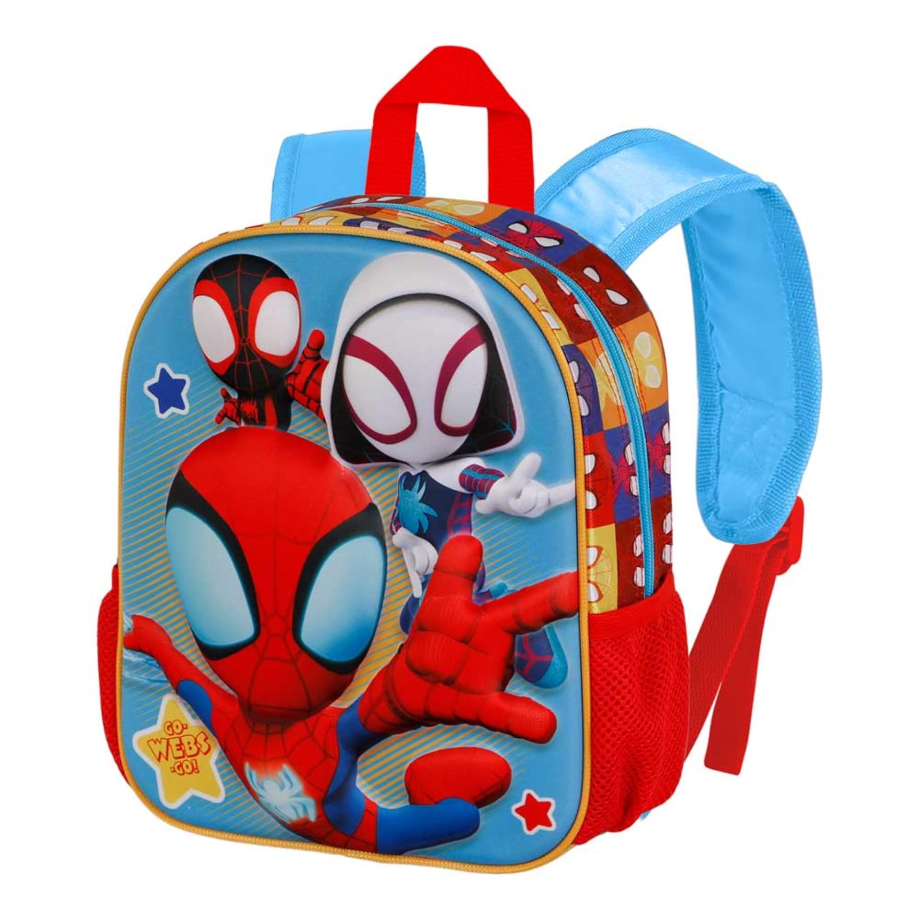 marvel-sac-dos-3d-petit-bleu-three-enfant-pr-scolaire image 1