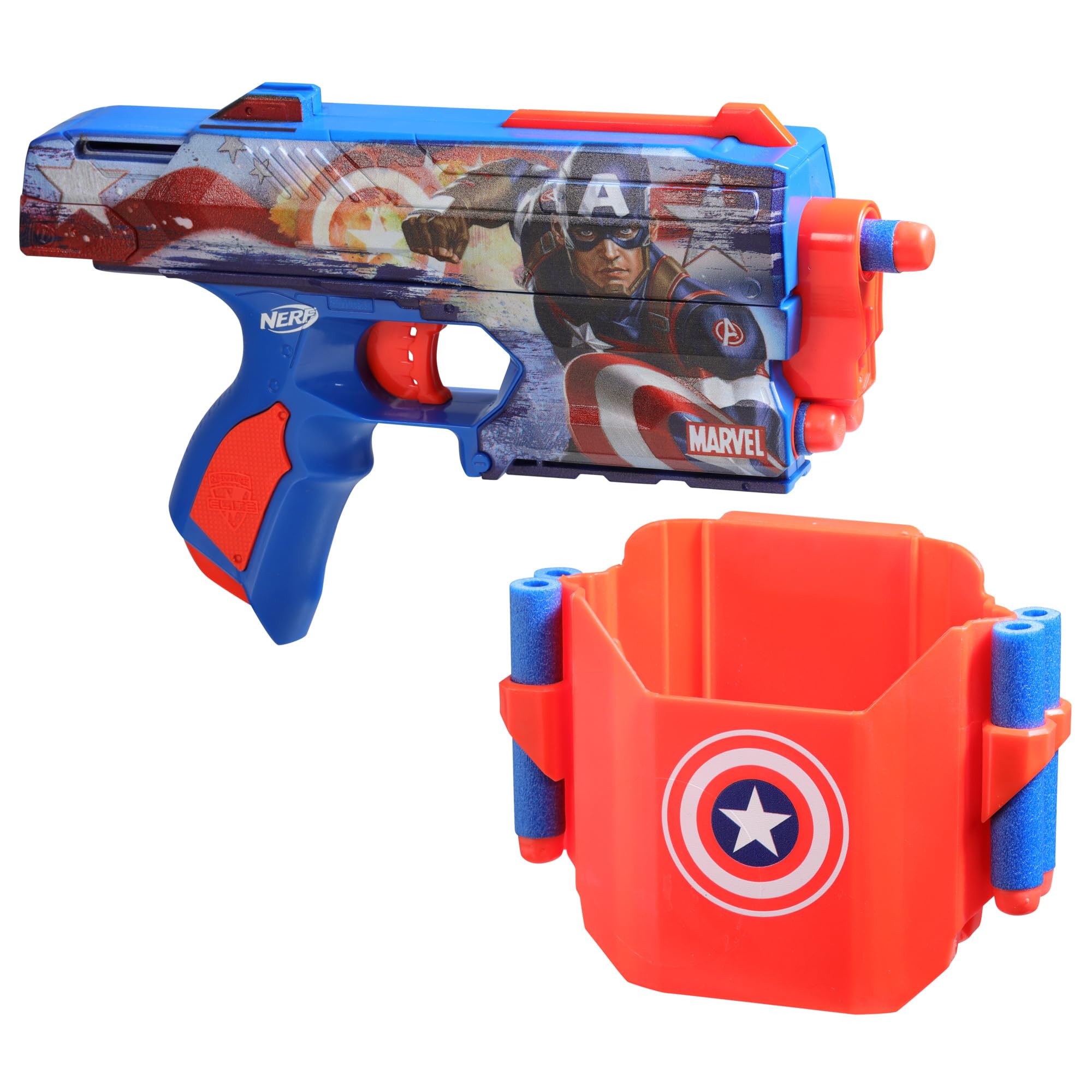 marvel-nerf-captain-america-blaster-fl-chettes-holster-10-fl-chettes image 2
