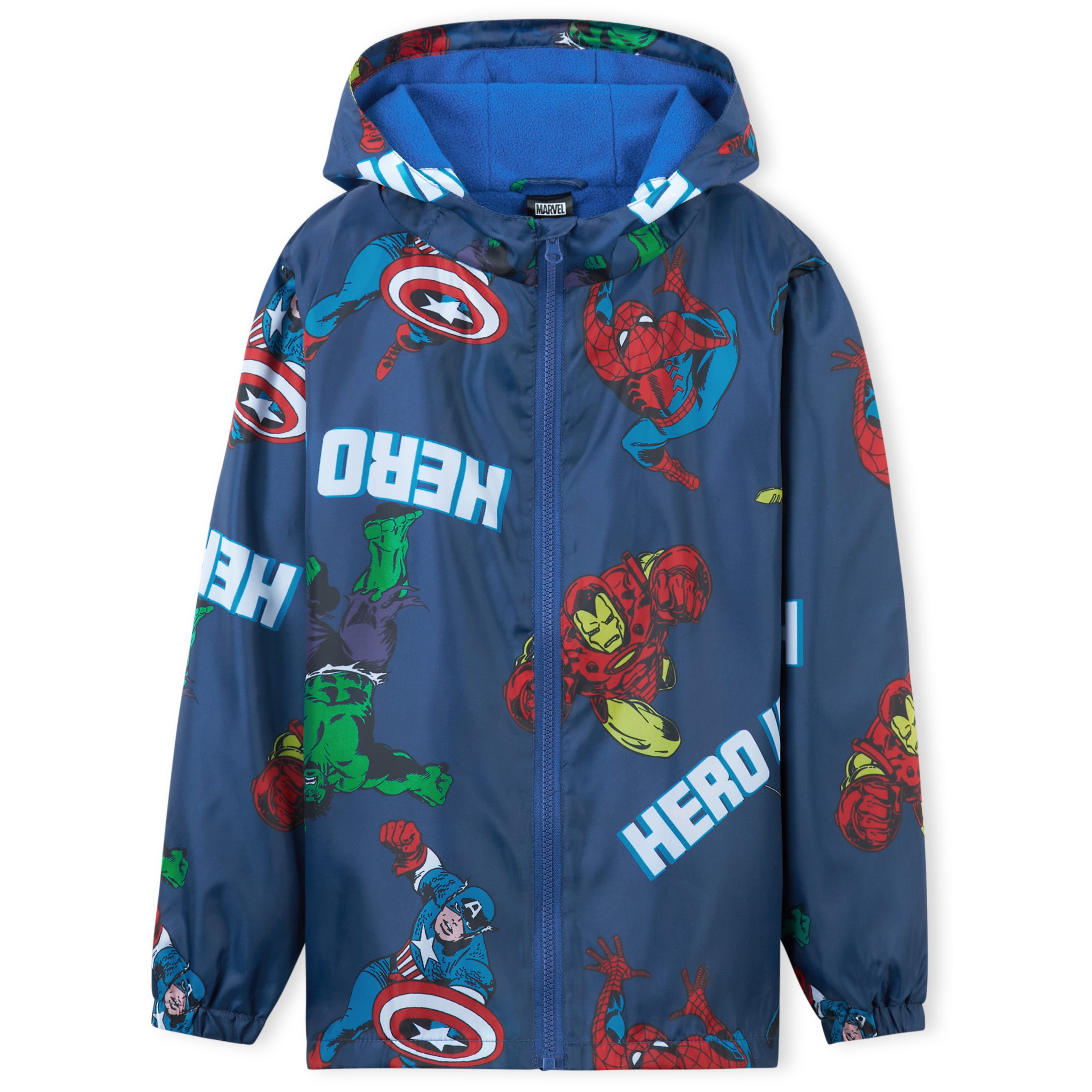 marvel-veste-pluie-gar-on-avengers-7-8-ans-capuche image 1