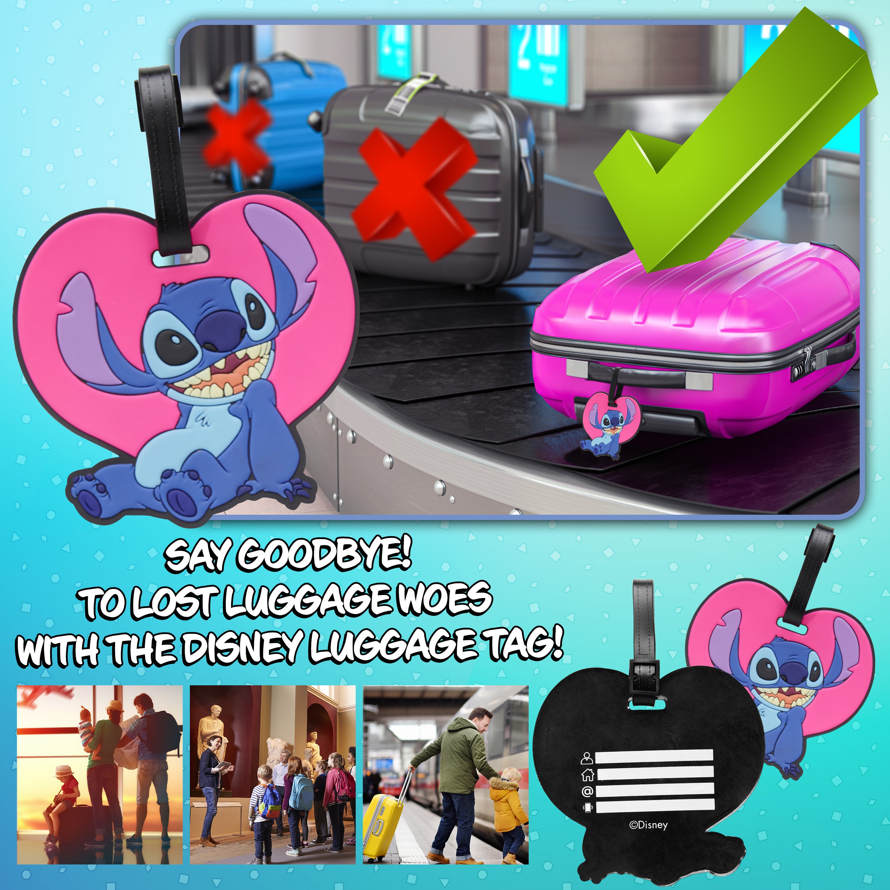 disney-tiquette-valise-stitch-pvc-adresse image 4