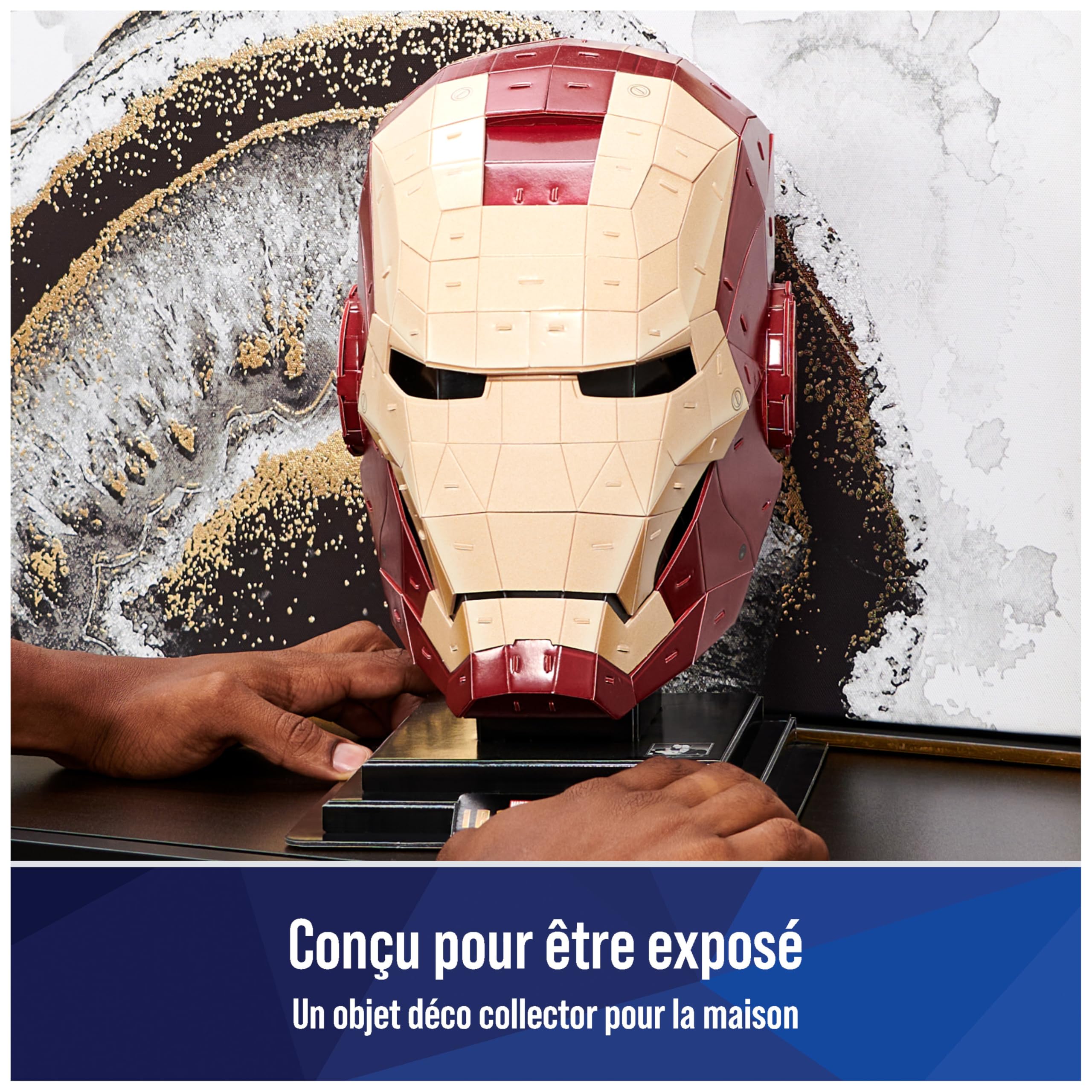 4d-build-marvel-casque-iron-man-puzzle-3d-96-pcs-30-cm image 5