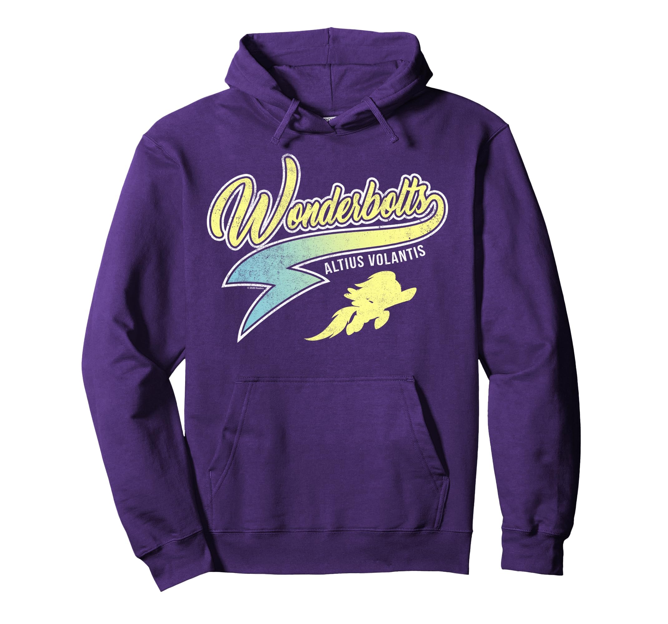 my-little-pony-wonderbolts-logo-sweat-capuche-noir image 3