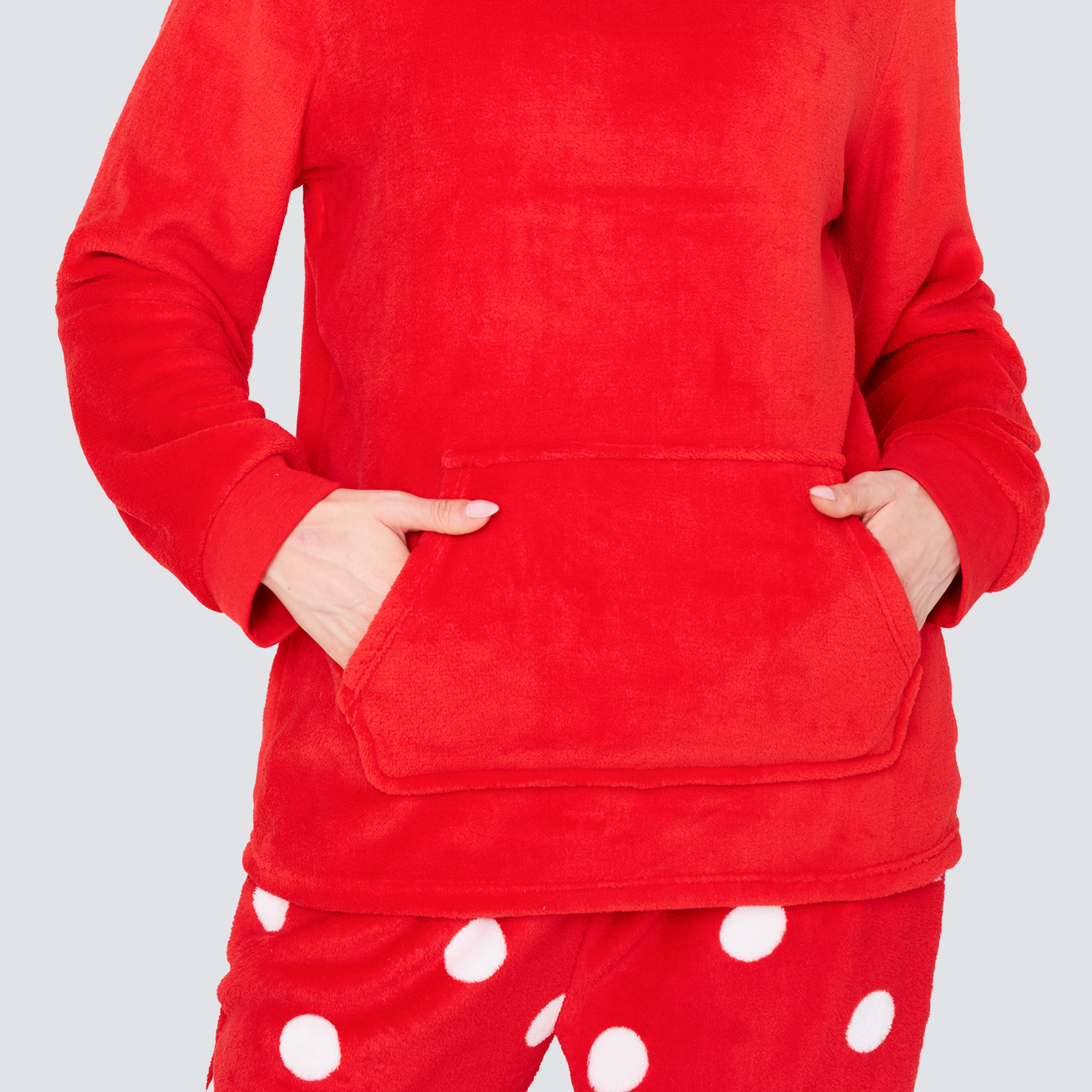 citycomfort-pyjama-polaire-femme-capuche-2-pi-ces-doux image 6