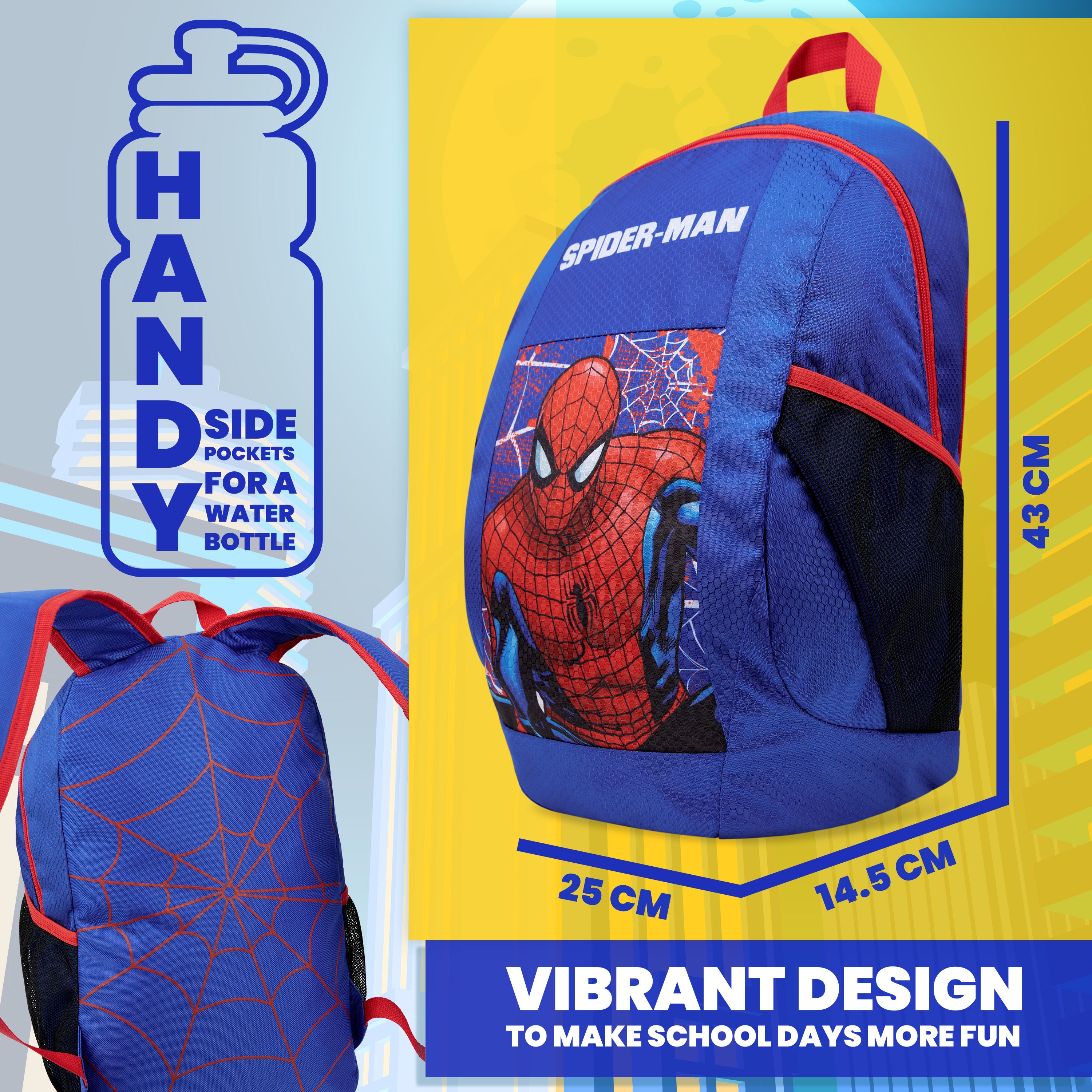 marvel-spiderman-sac-dos-enfant-poche-gourde image 5