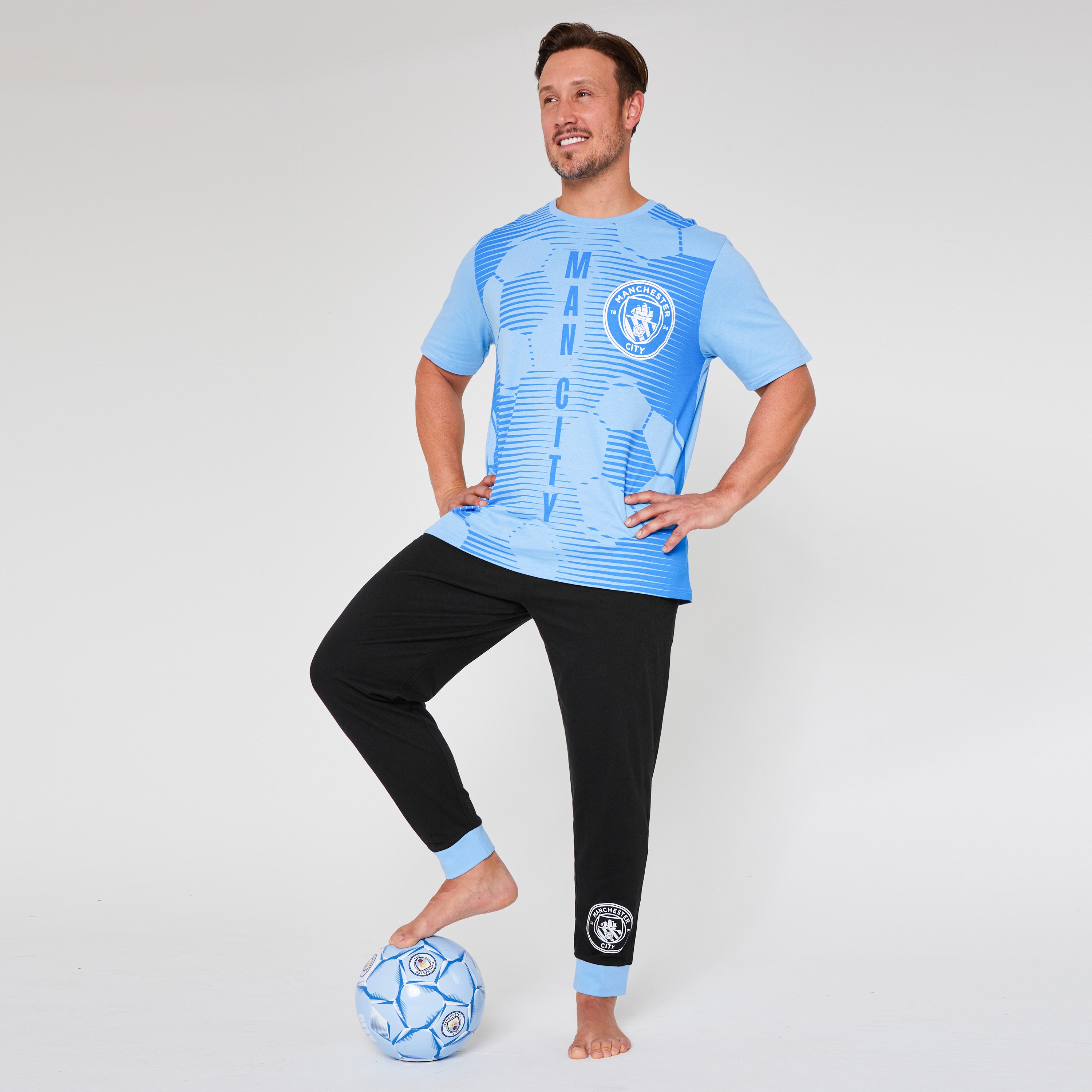 manchester-city-pyjama-homme-bleu-noir-coton-ensemble image 4