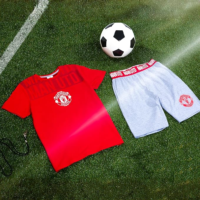 manchester-united-pyjama-gar-on-court-foot-t-shirt-short image 2