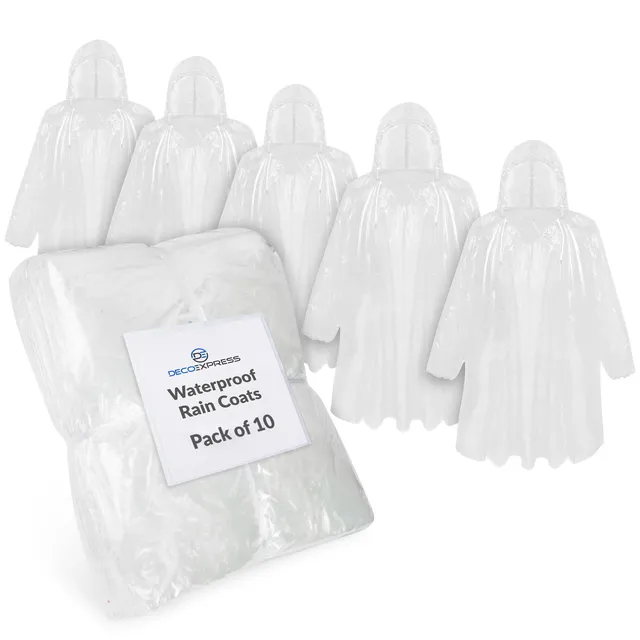 citycomfort-poncho-pluie-jetable-enfant-transparent-lot-5 image 1