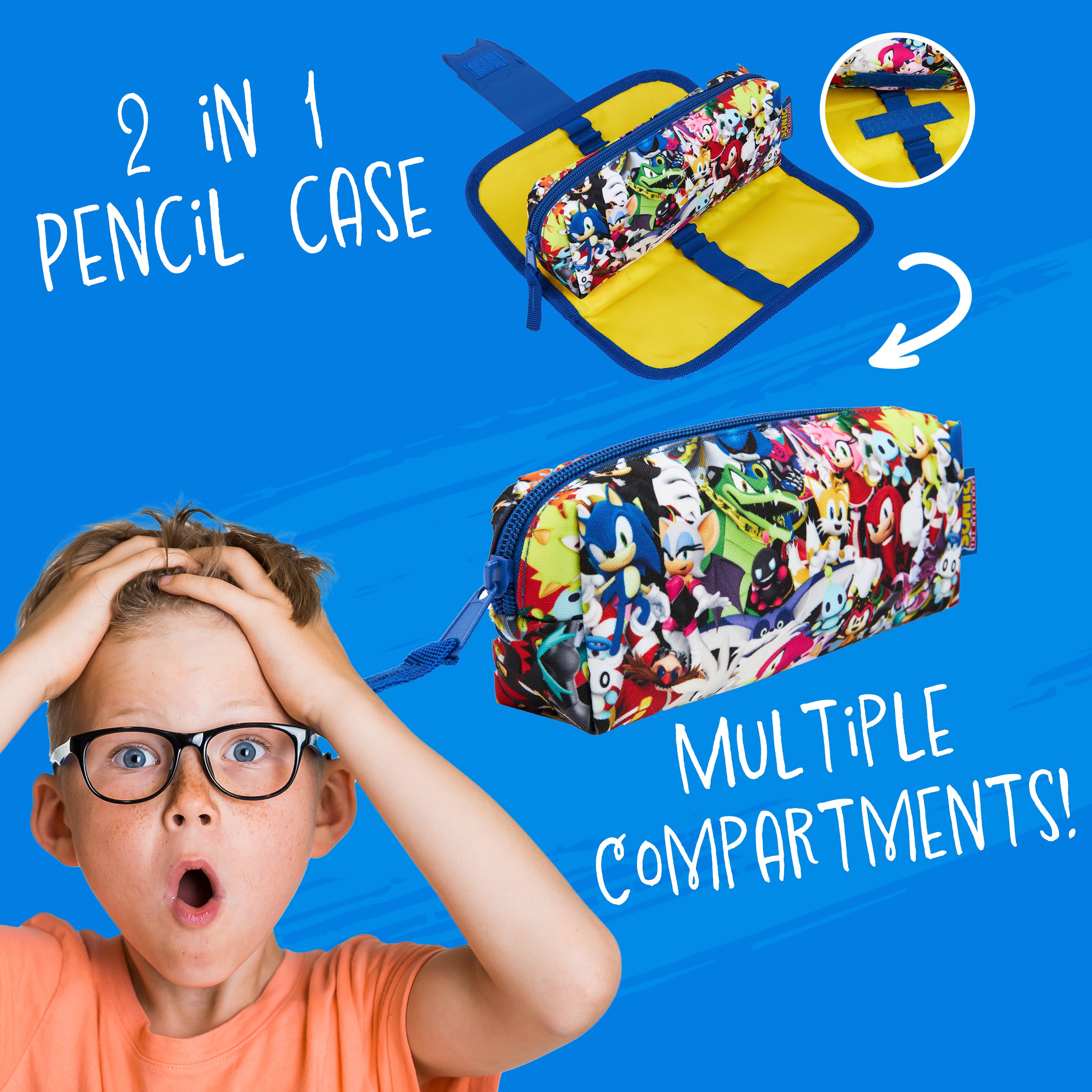 sonic-the-hedgehog-trousse-scolaire-2-en-1-compartiments image 5