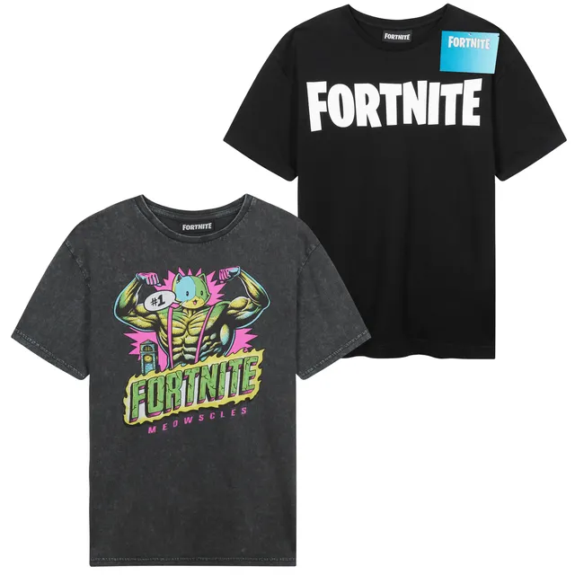 fortnite-t-shirt-gar-on-manche-courte-13-14-ans-lot-de-3 image 1