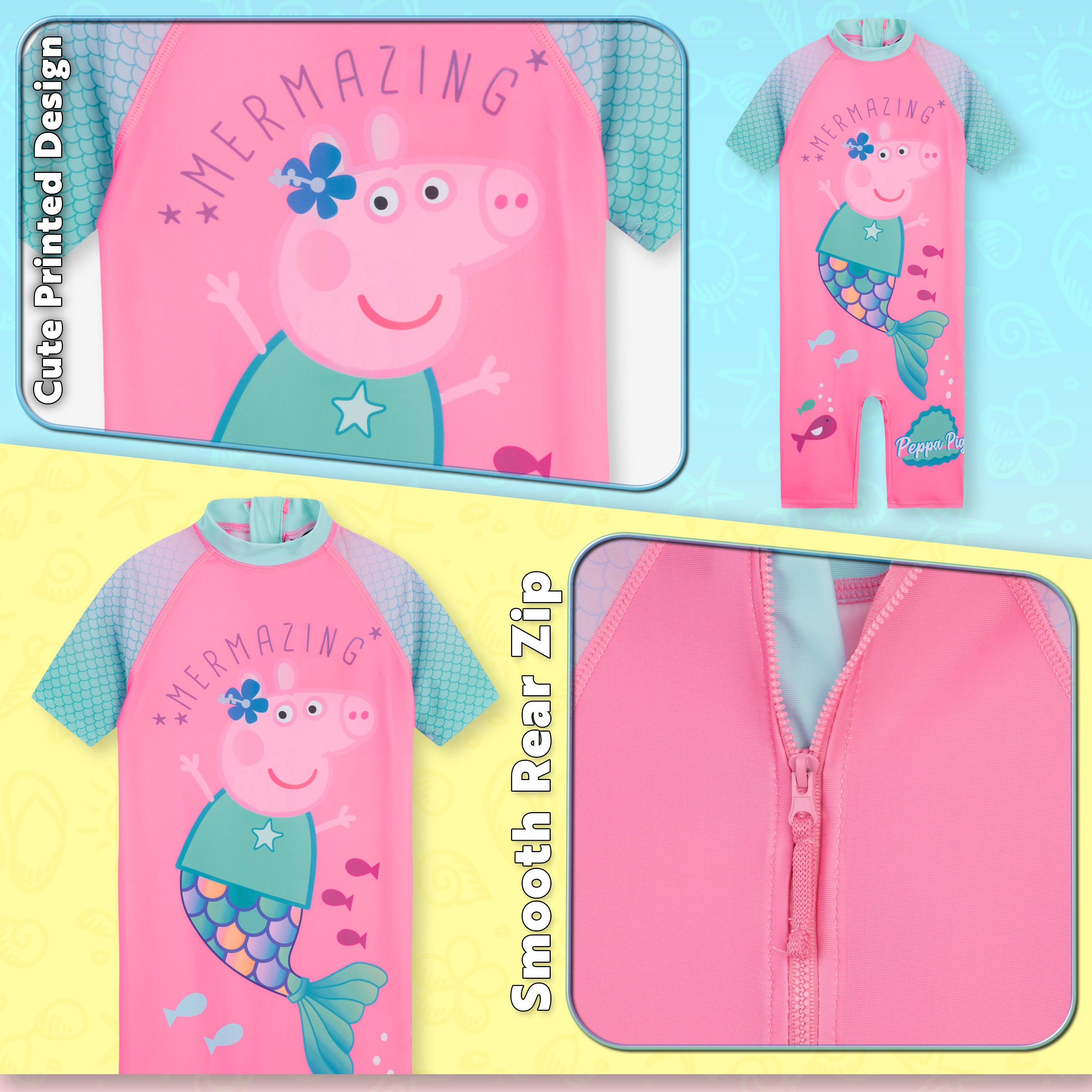 peppa-pig-maillot-de-bain-fille-une-pi-ce-zip-2-3-ans image 5