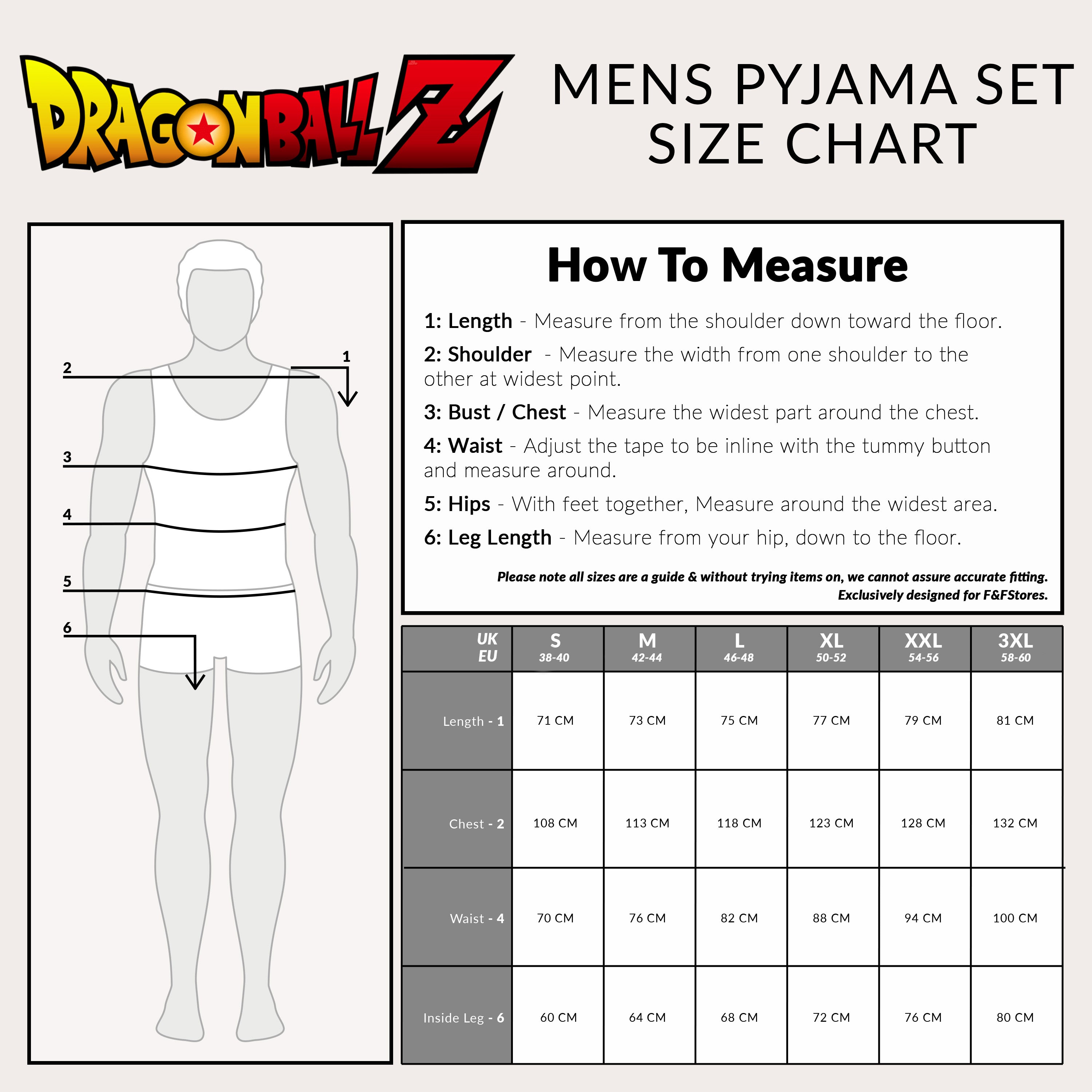 dragon-ball-z-pyjama-homme-manche-longue-taille-s-coton image 6