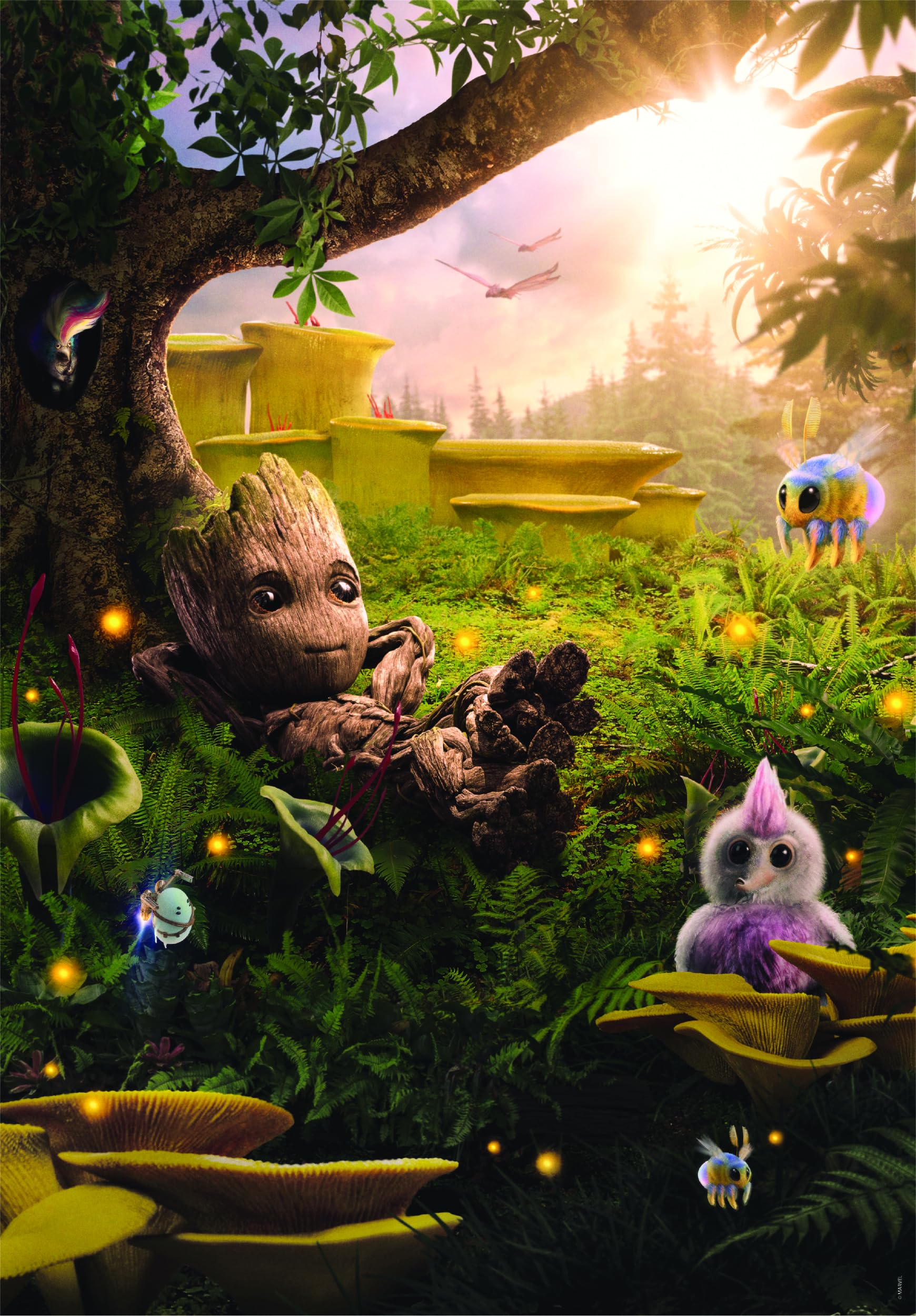 marvel-puzzle-groot-300-pi-ces-enfant-48-5x33-5-cm image 3